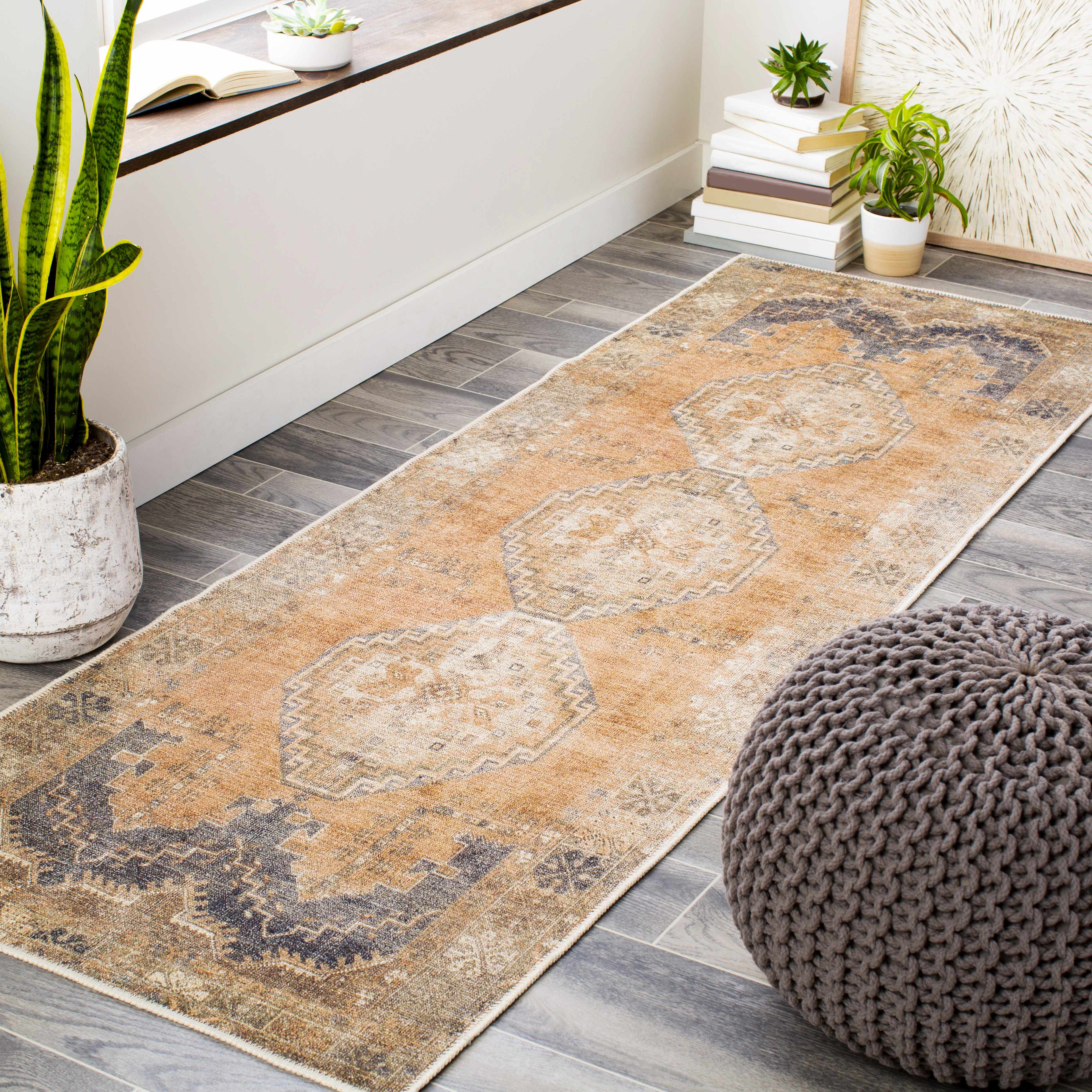 Hauteloom Carrabelle Peach Washable Rug - Grab Yours Now During Clearance!