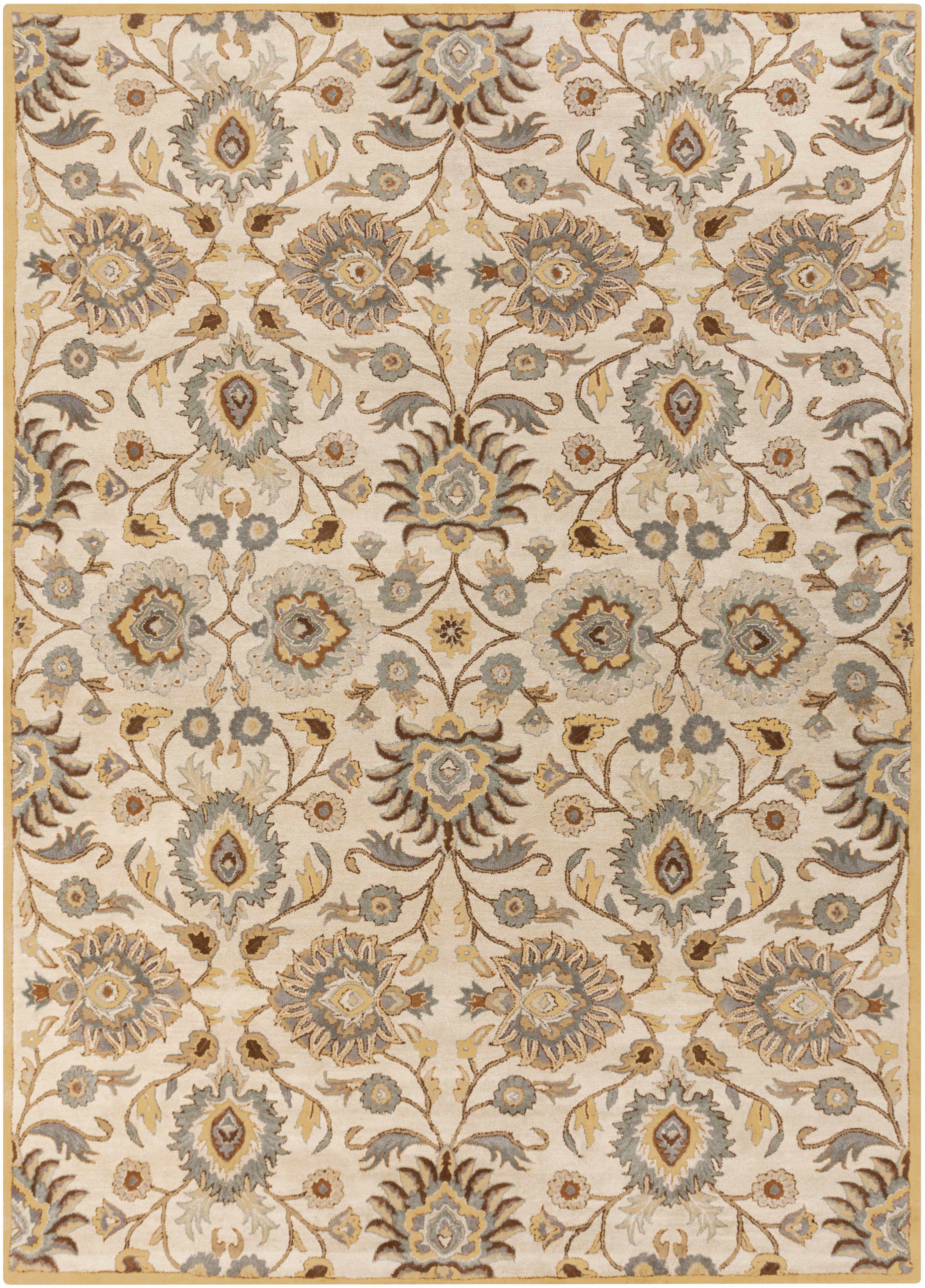 Hauteloom Conesus Hand Tufted Tan Wool Rug - A Luxurious Addition to Your Space