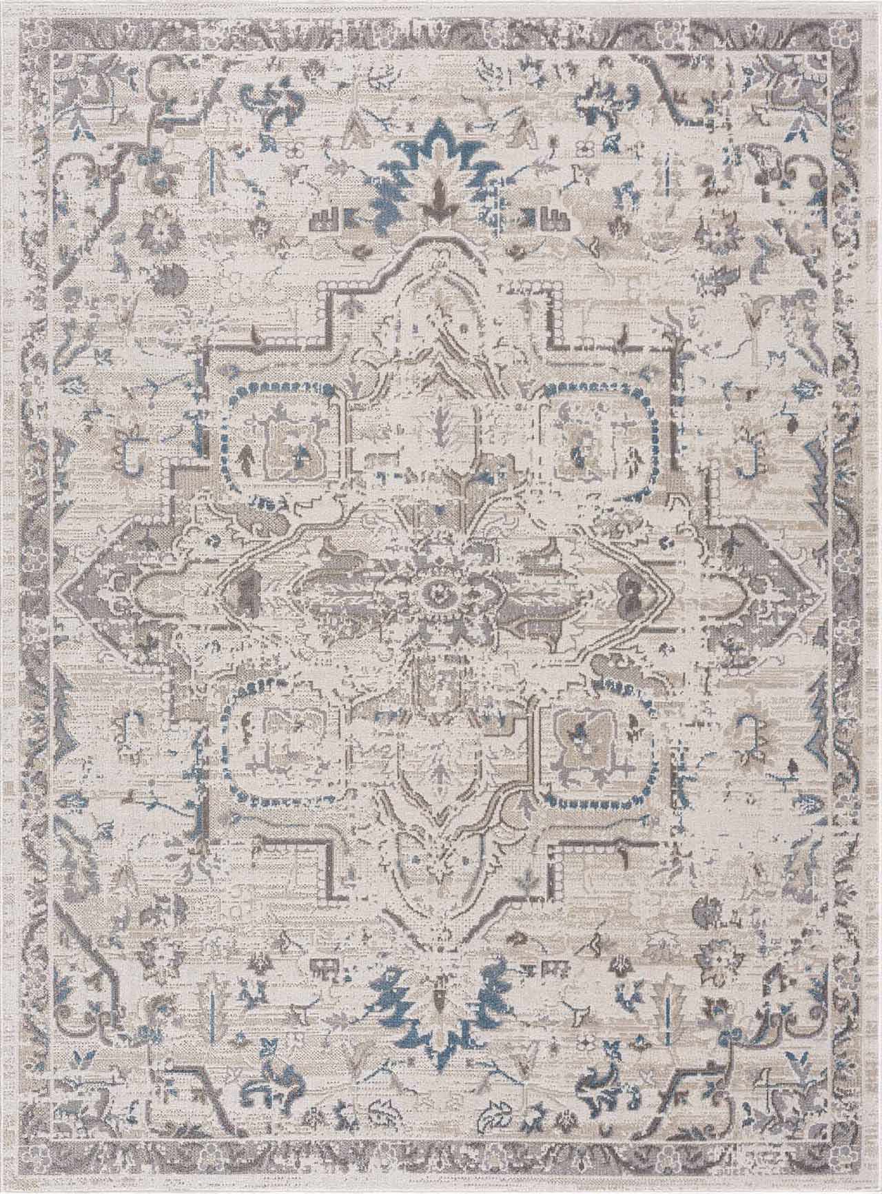 Refresh Your Space with Hauteloom Cabacungan Cream Washable Area Rug - Clearance