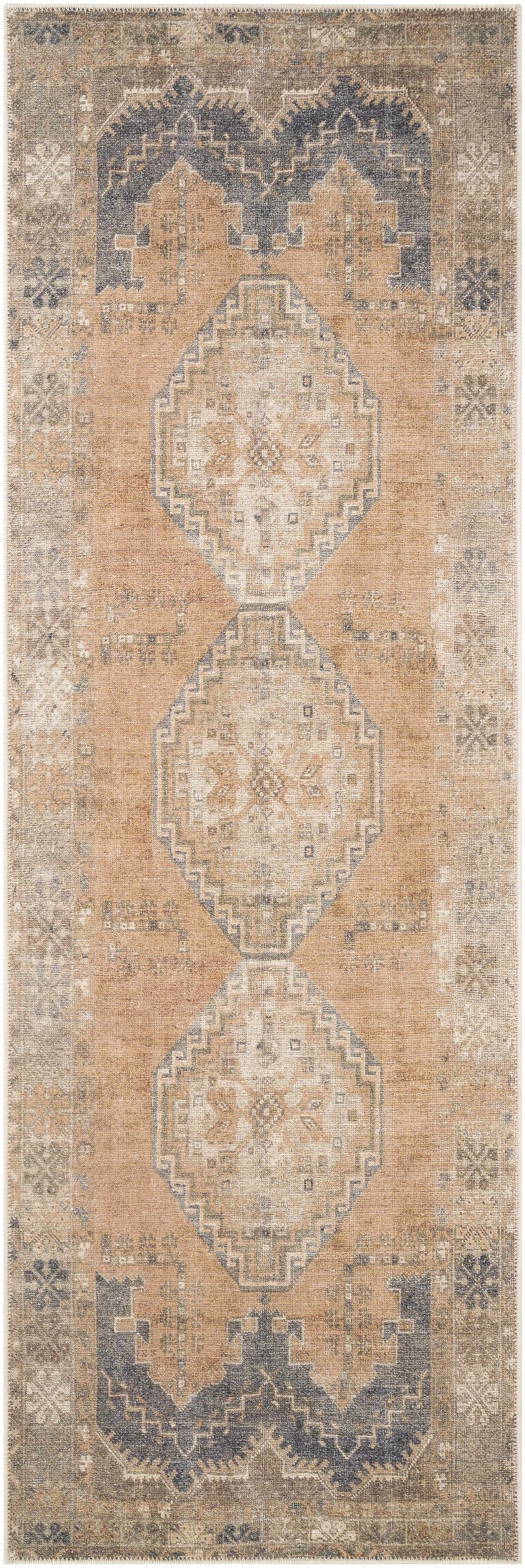 Hauteloom Carrabelle Peach Washable Rug - Grab Yours Now During Clearance!