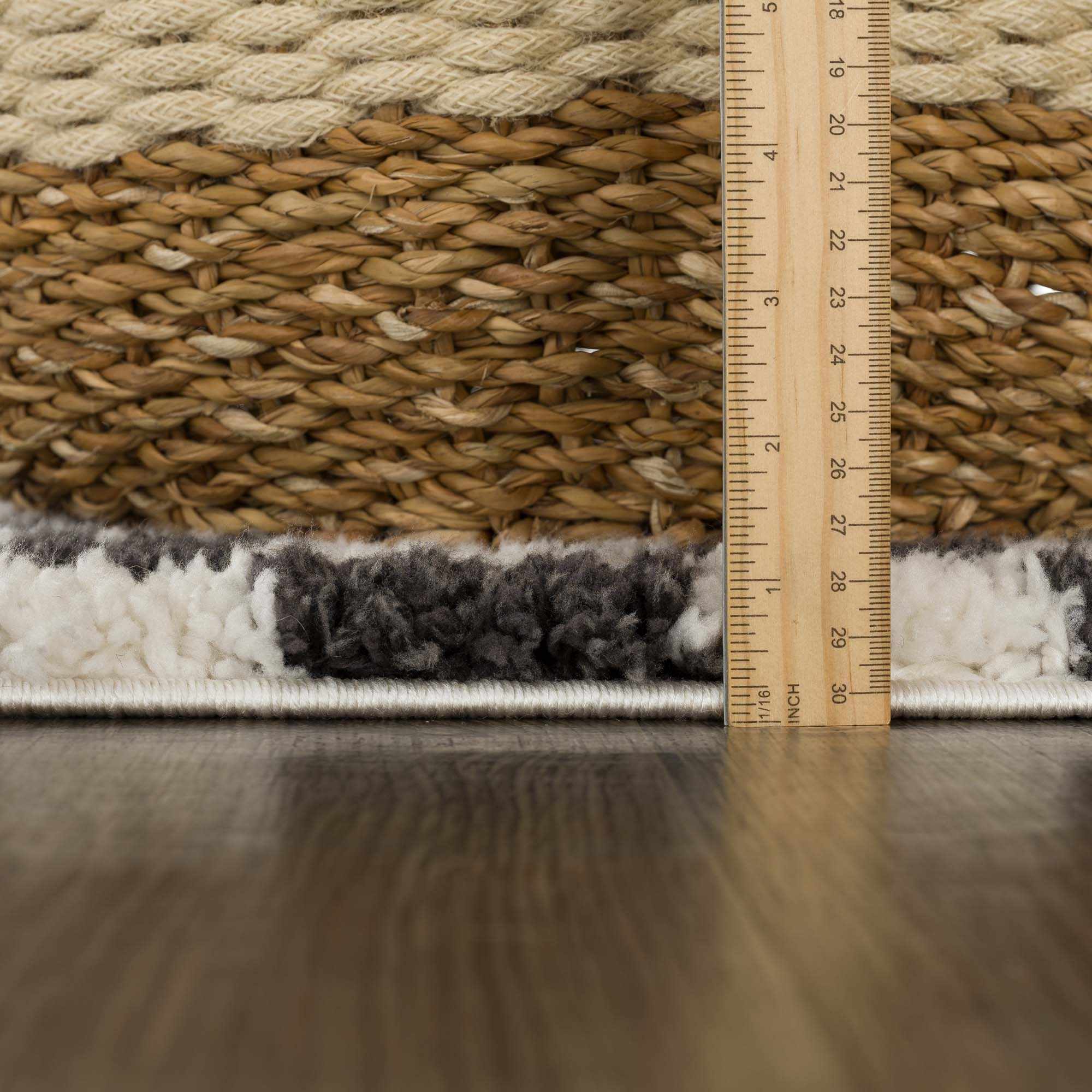 Stunning Hauteloom Kieu Black & White Checkered Area Rug