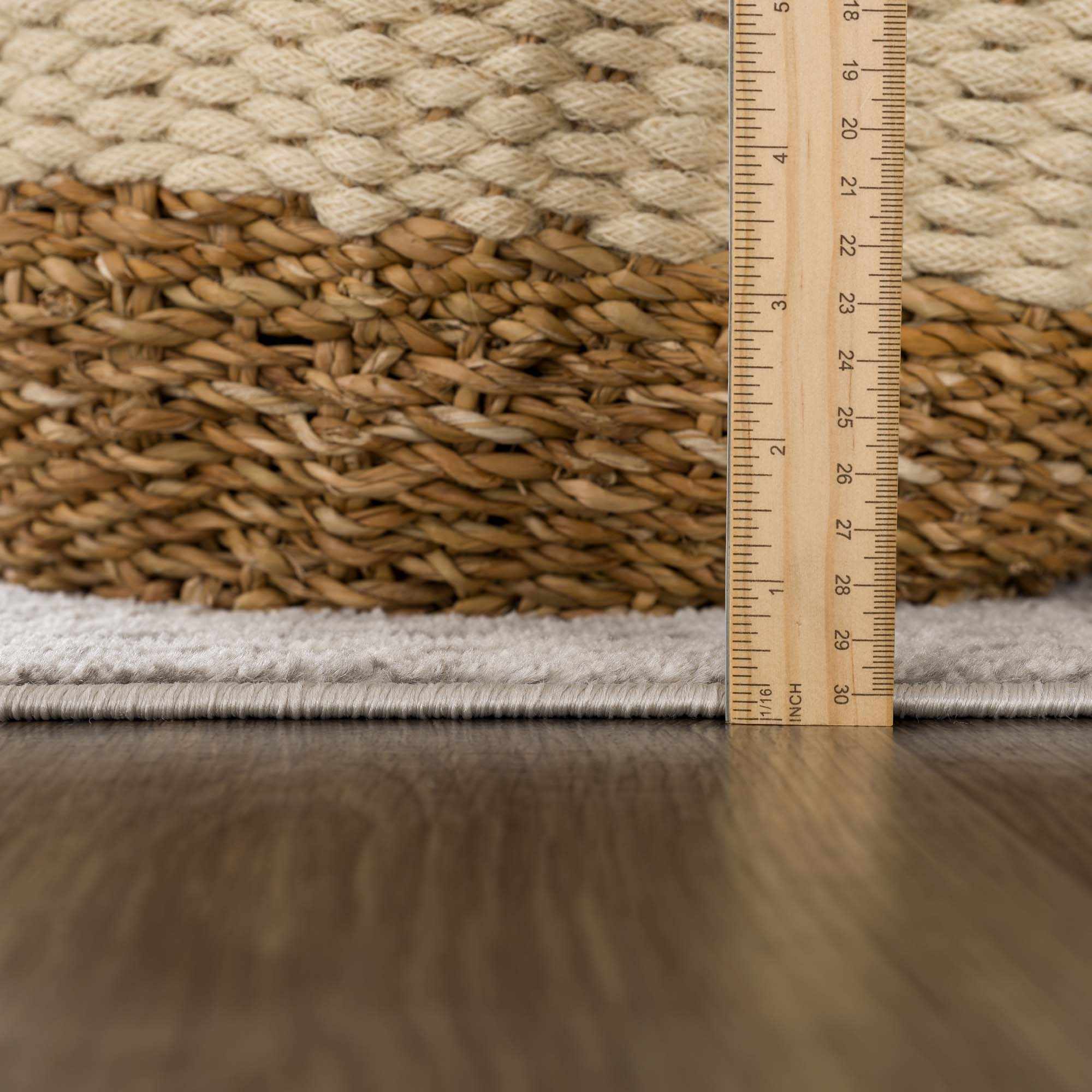 Exquisite Hauteloom Brend Taupe Medallion Area Rug