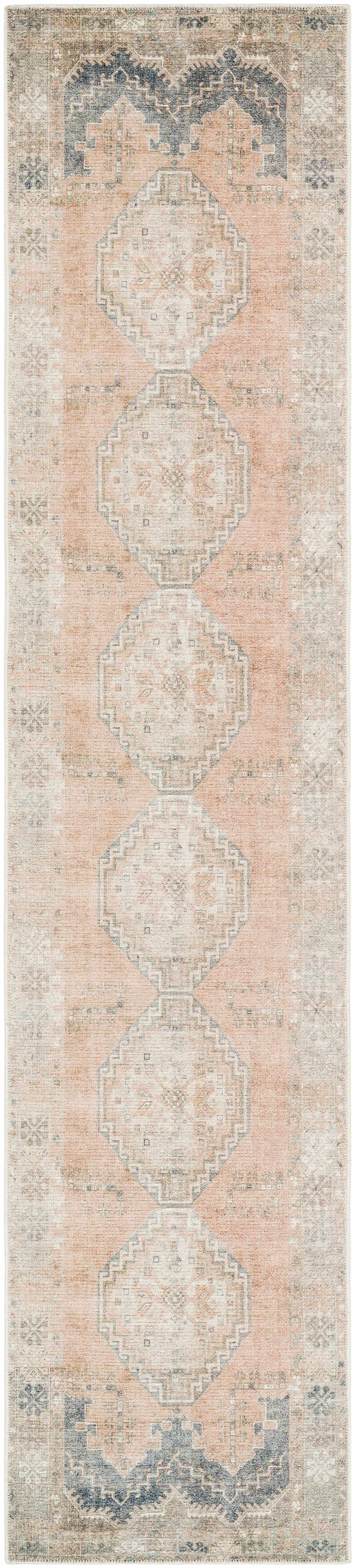Hauteloom Carrabelle Peach Washable Rug - Grab Yours Now During Clearance!