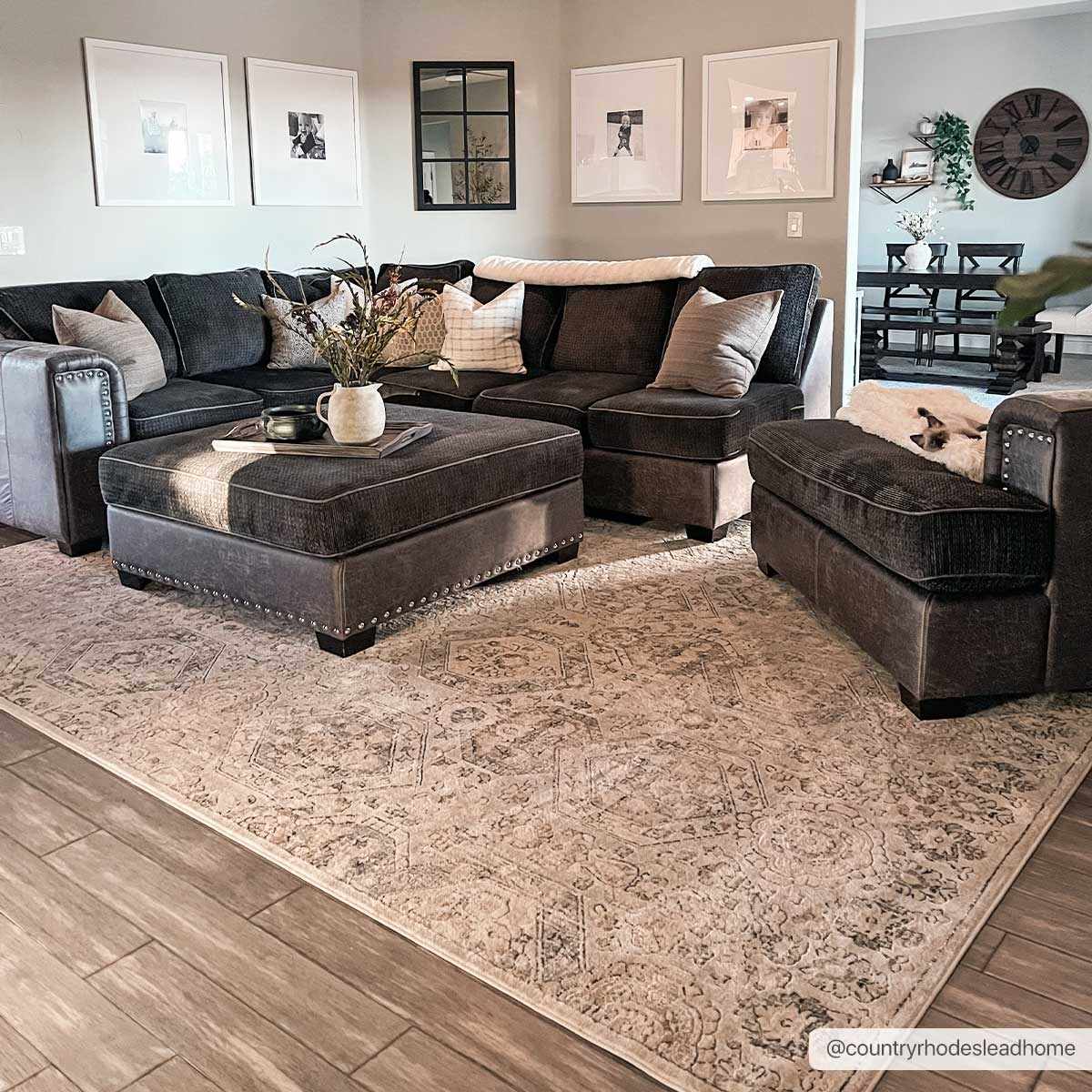 Exquisite Hauteloom Parkerfield Area Rug - A Timeless Beauty for Your Home