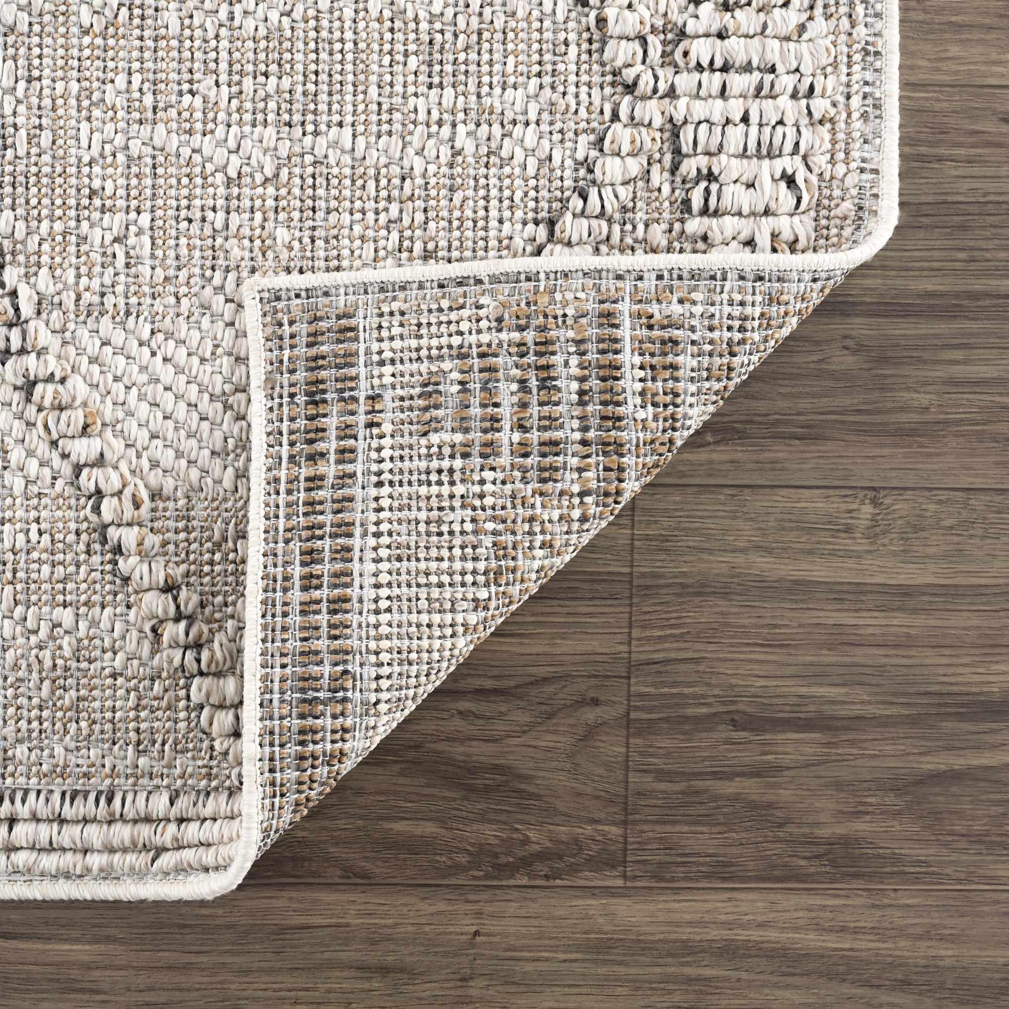Hauteloom Nyla Bone Elegant Area Rug