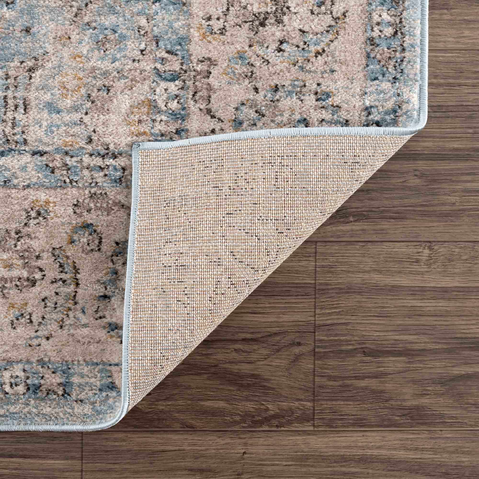 Hauteloom Anana Silver Blue & Beige Area Rug - Grab This Clearance Deal Now!