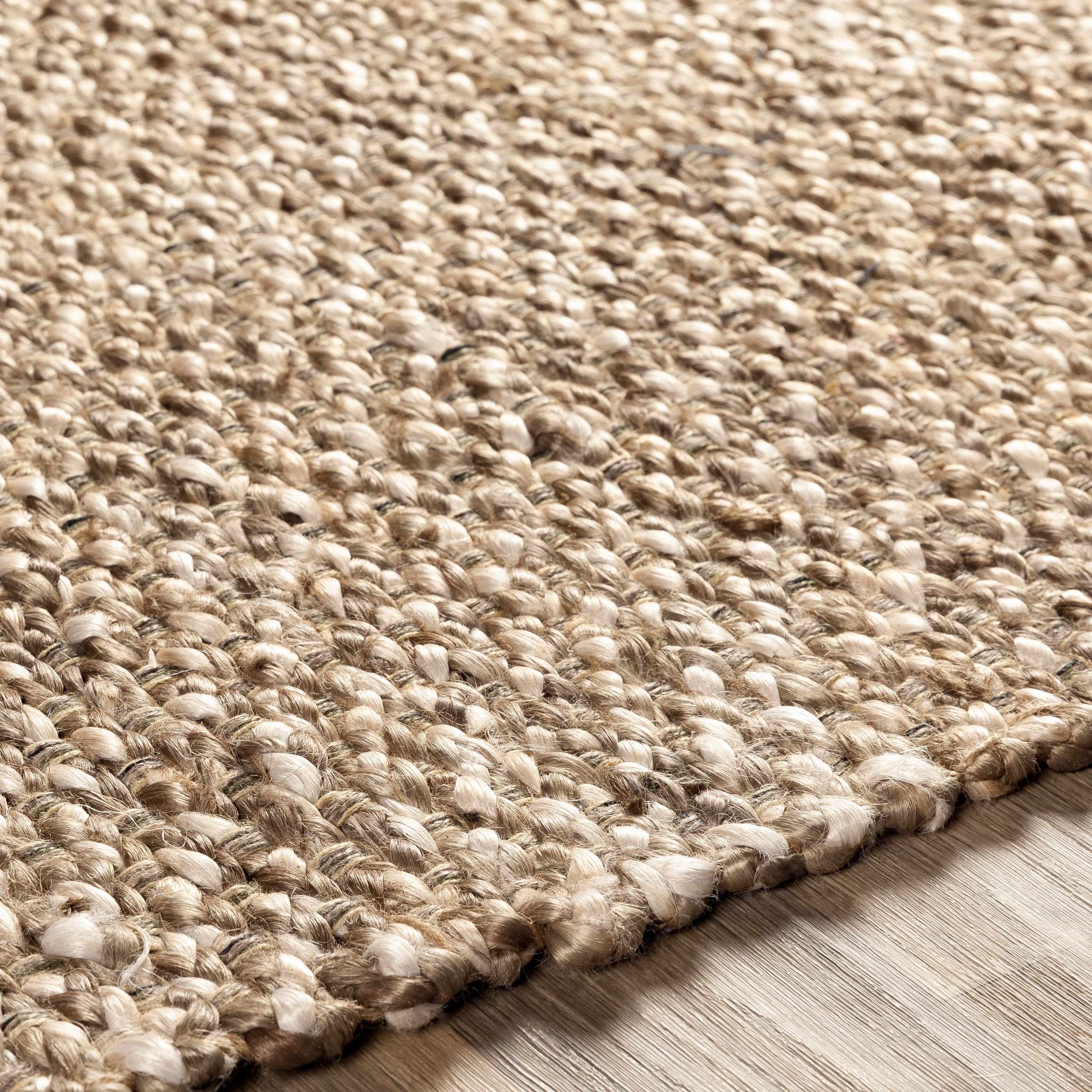 Exquisite Hauteloom Caspar Hand-Woven Natural Jute Rug