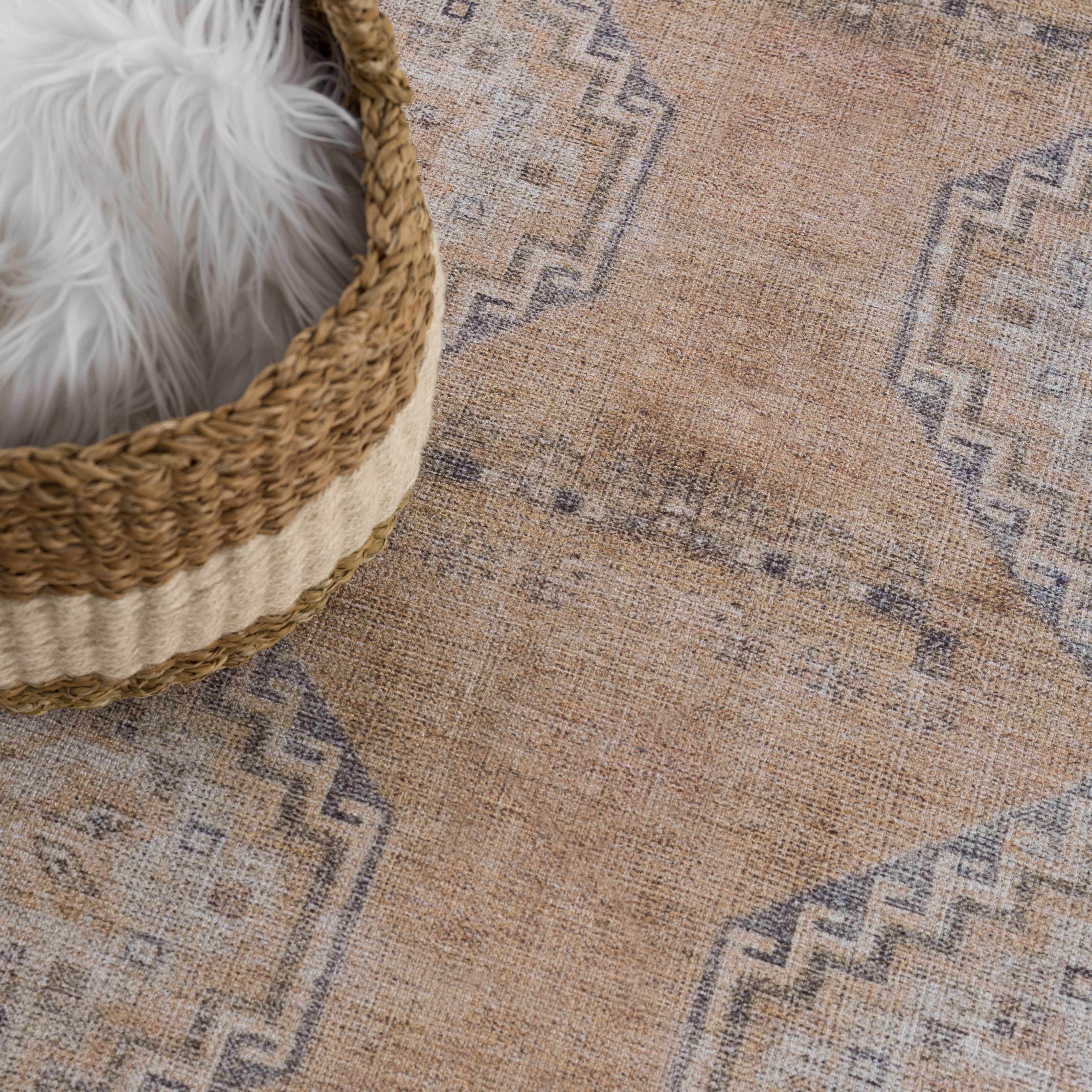 Hauteloom Carrabelle Peach Washable Rug - Grab Yours Now During Clearance!