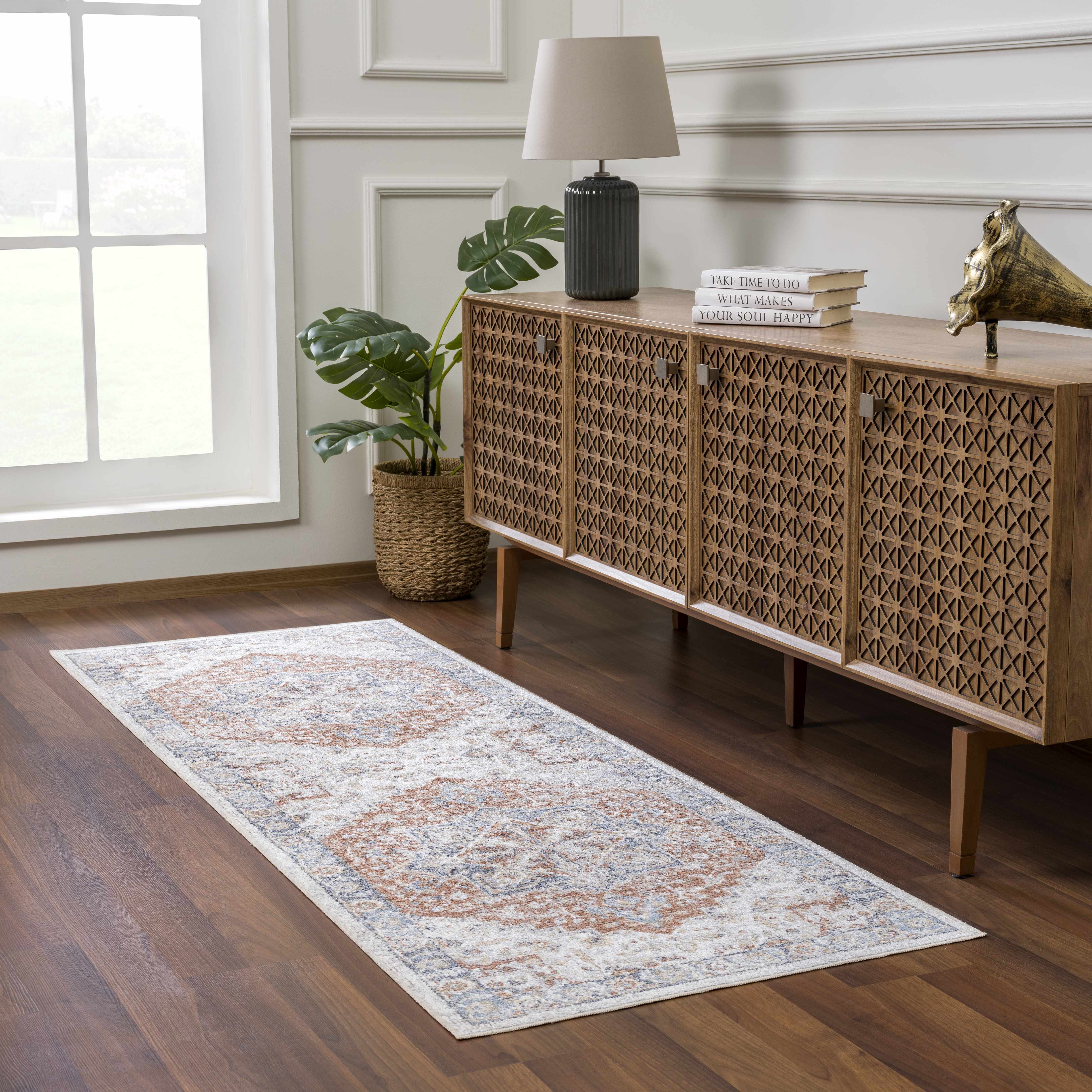 Luxurious Hauteloom Neta Washable Area Rug