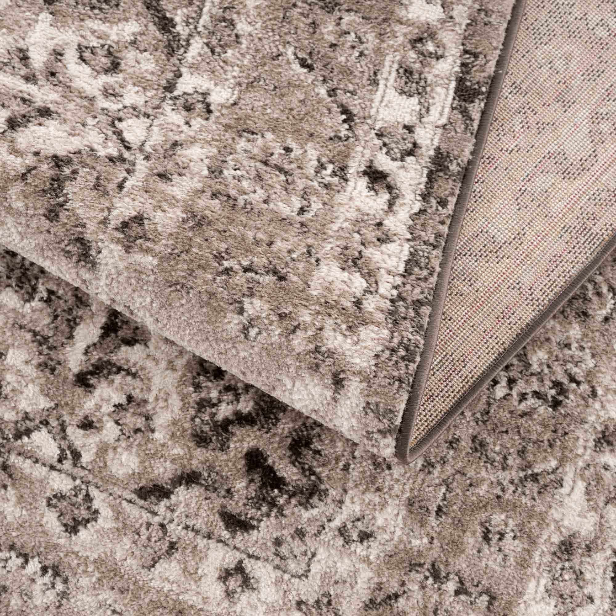 Grab Your Hauteloom Albie Charcoal & Beige Area Rug - Clearance Now!