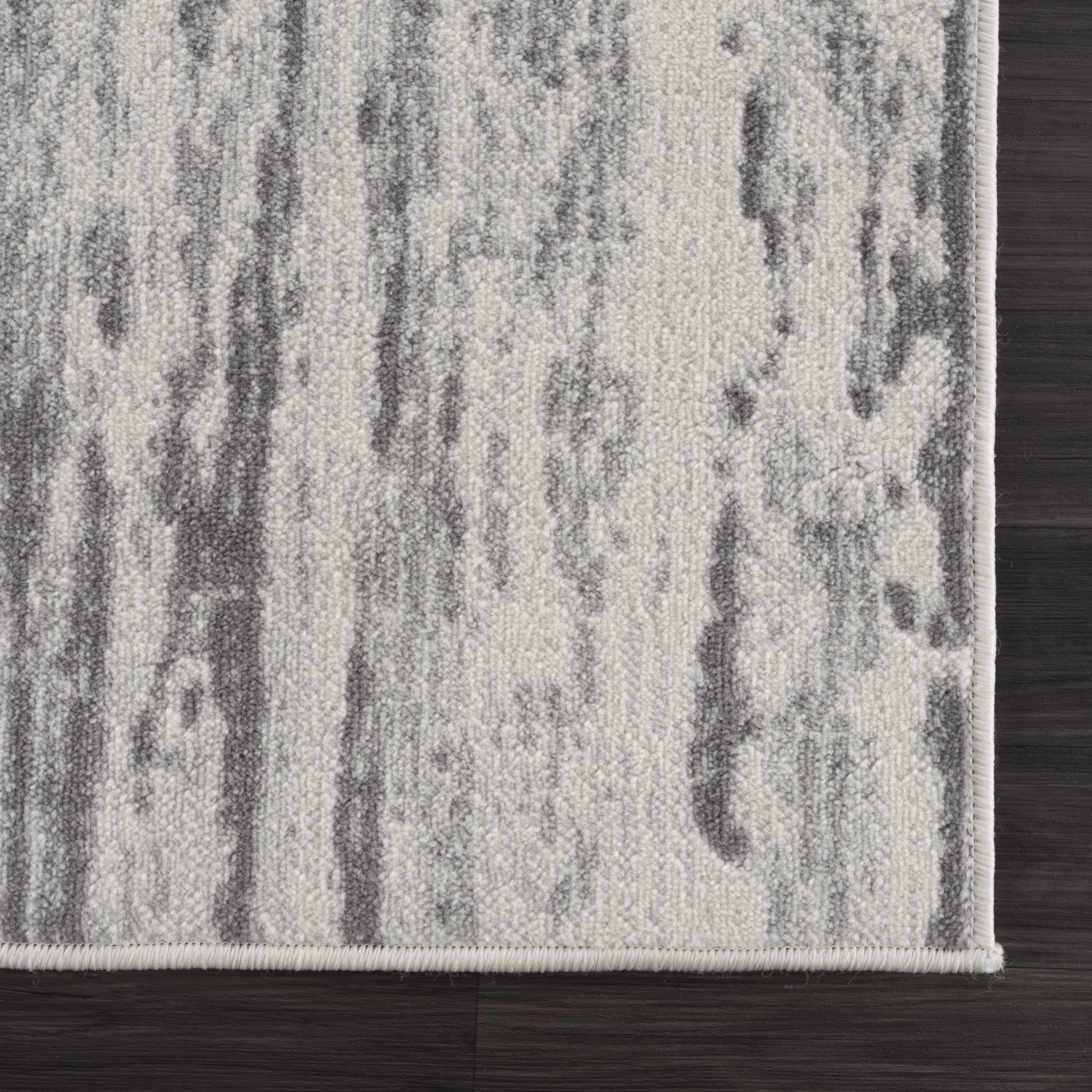 Exquisite Hauteloom Tigrima Ivory & Gray Area Rug