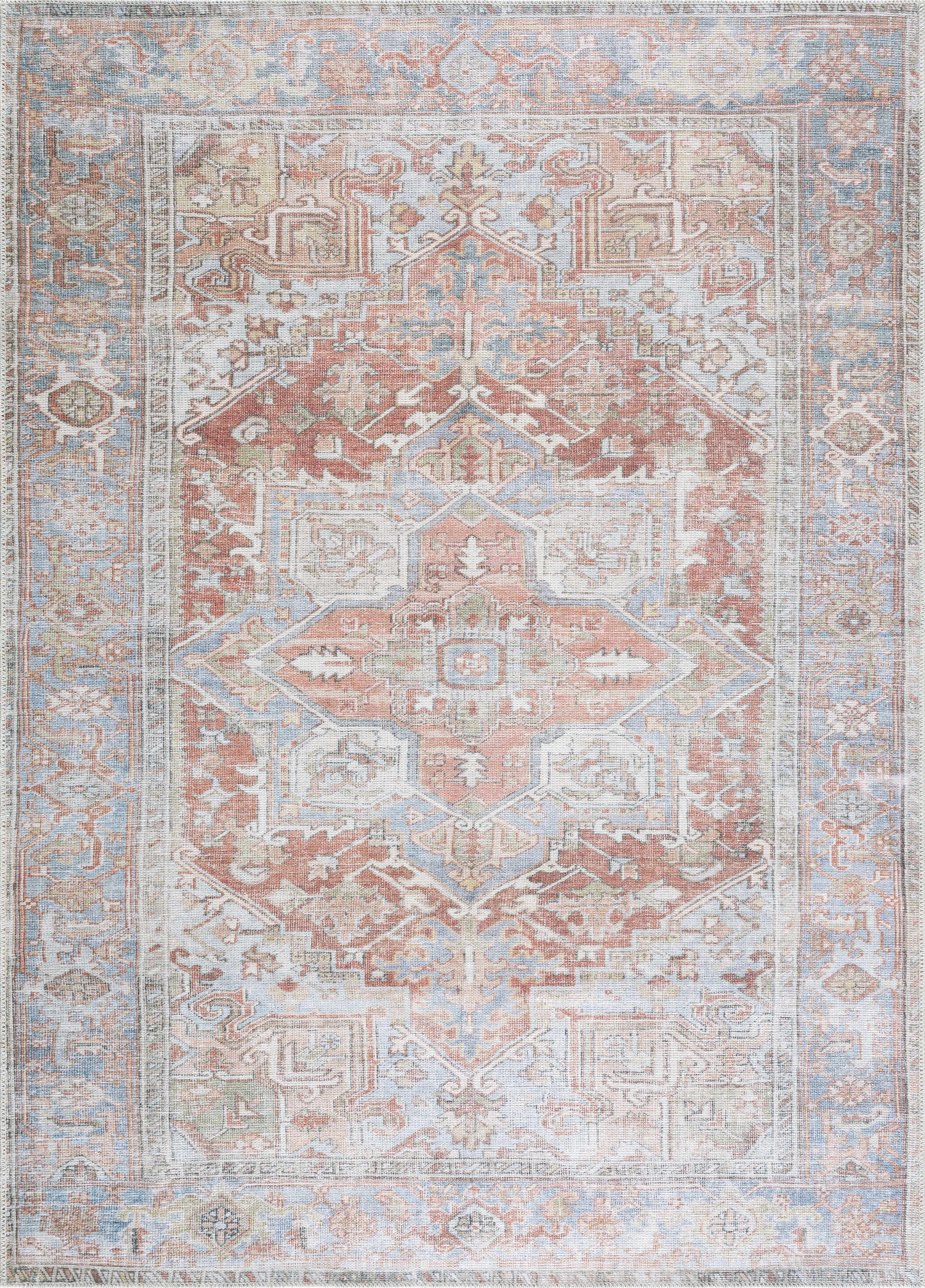 Hauteloom Maayon Washable Rug - Rustic Elegance for Your Space