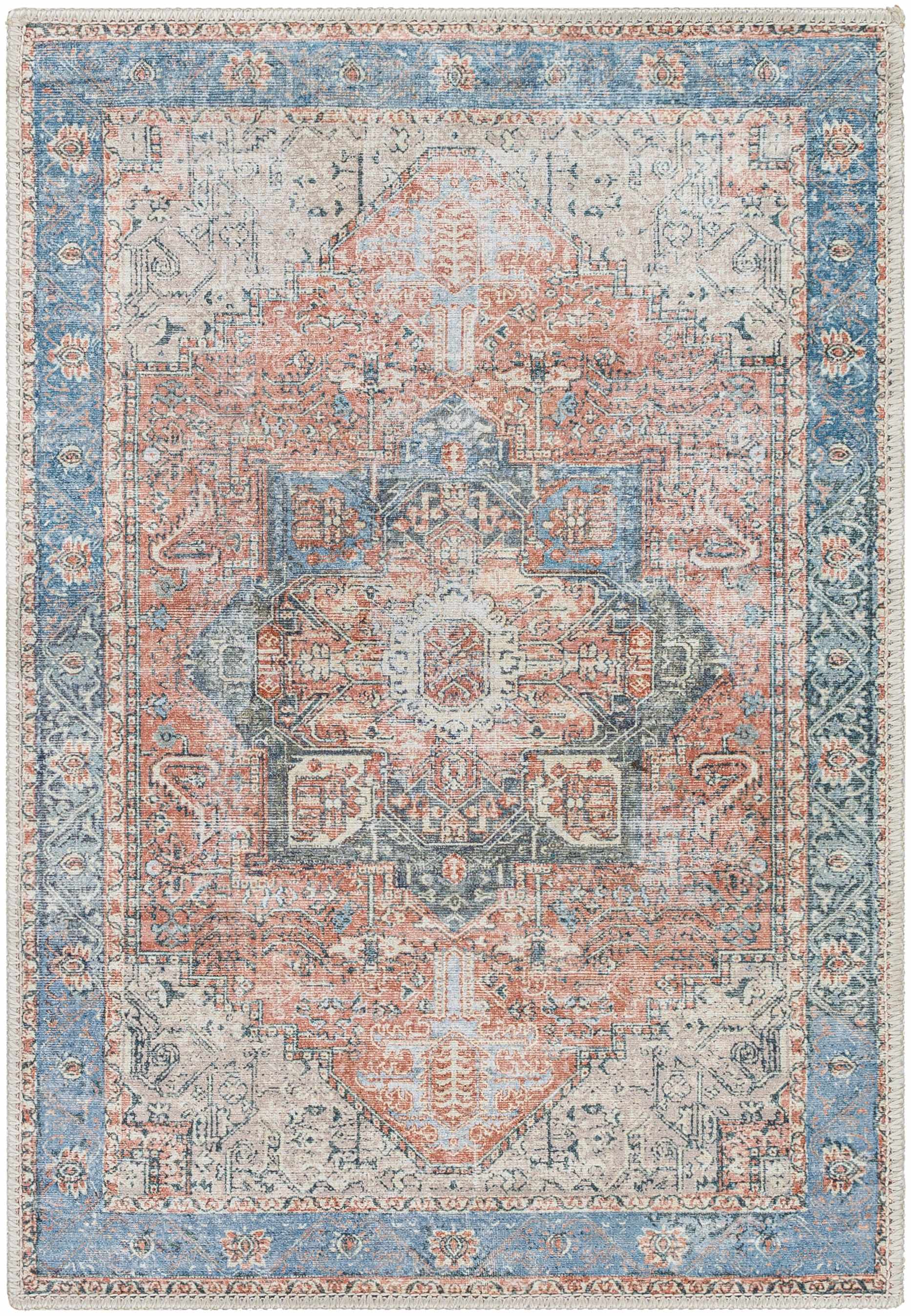 Hauteloom Rosman Distressed Washable Rug - Transform Your Space with Style