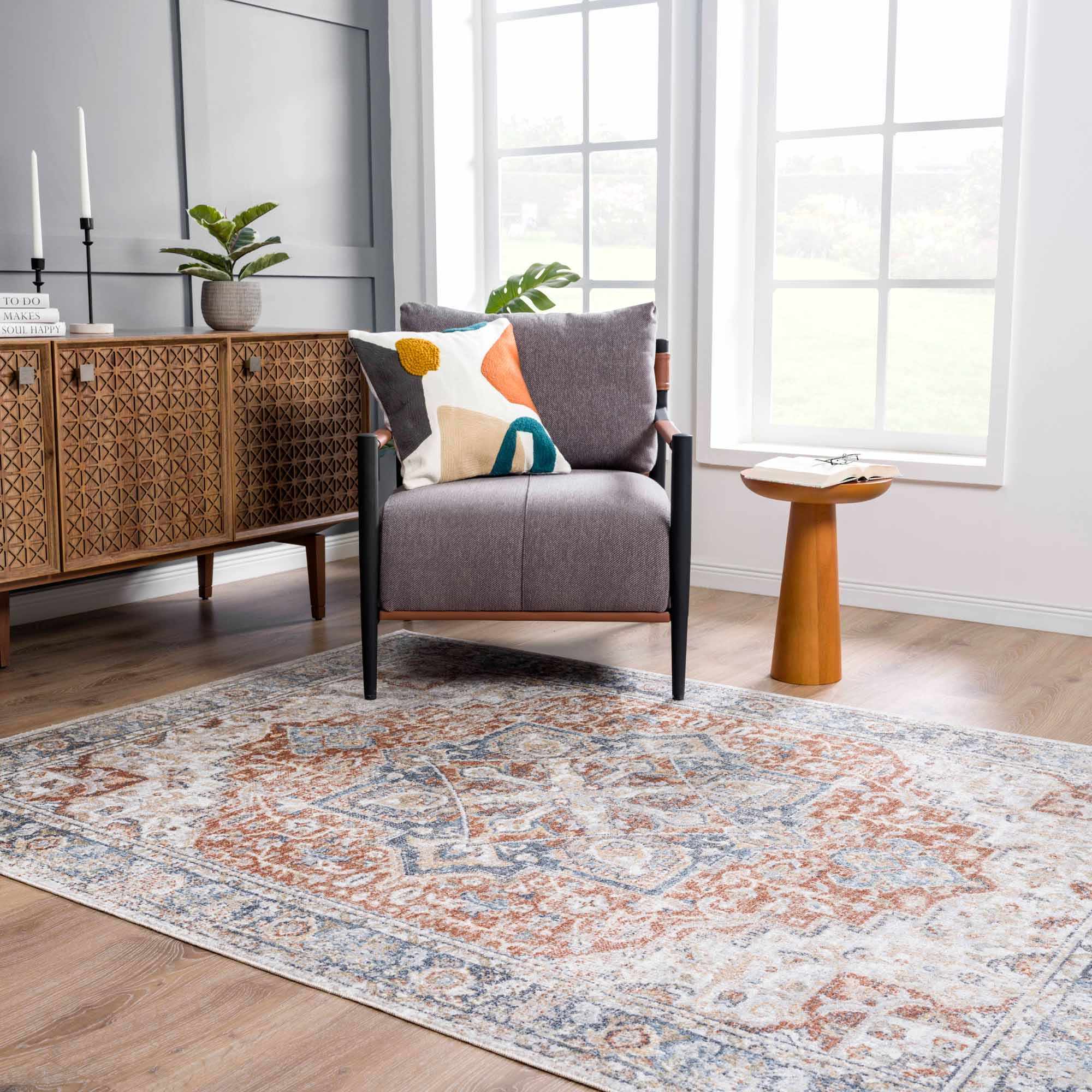 Luxurious Hauteloom Neta Washable Area Rug