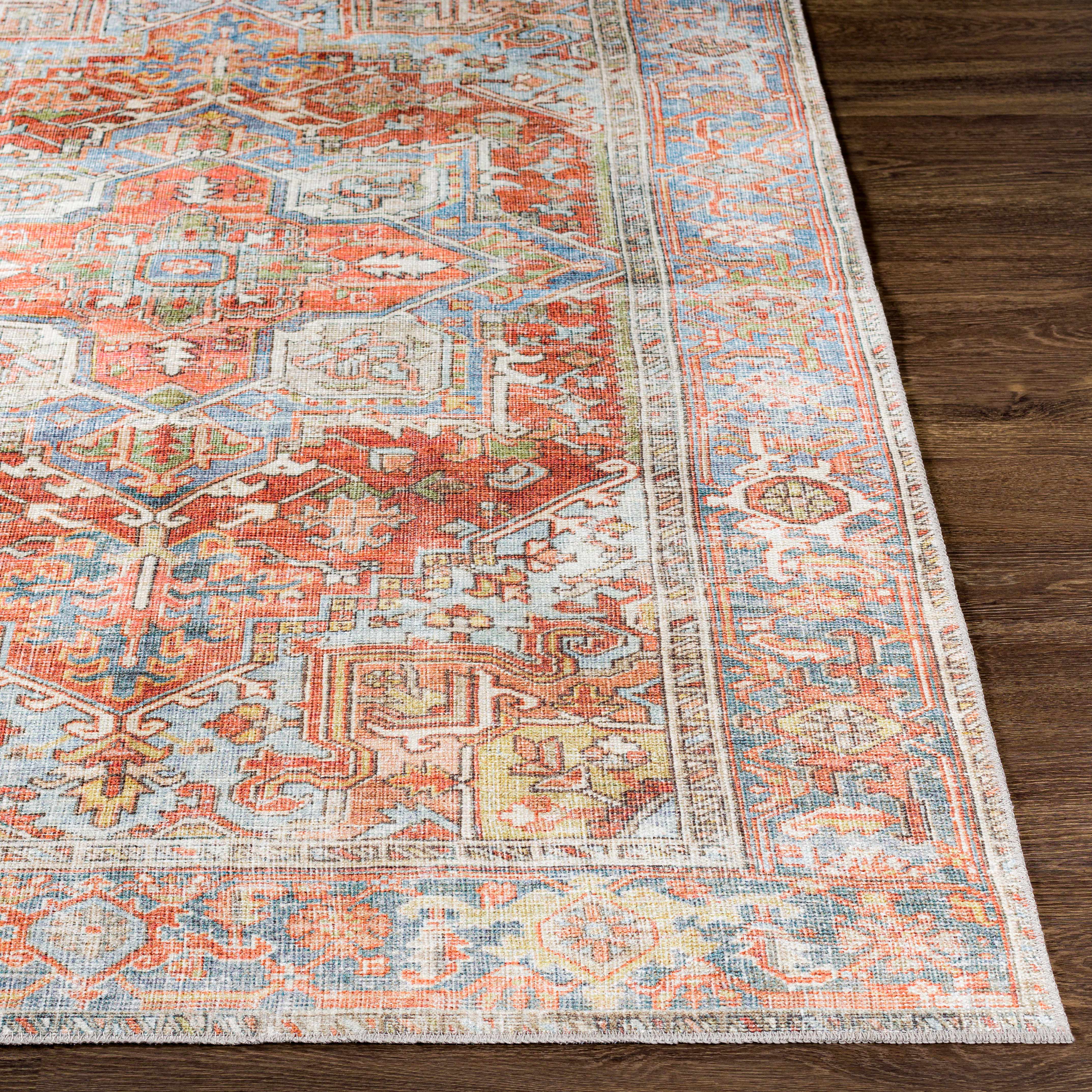 Hauteloom Maayon Washable Rug - Rustic Elegance for Your Space