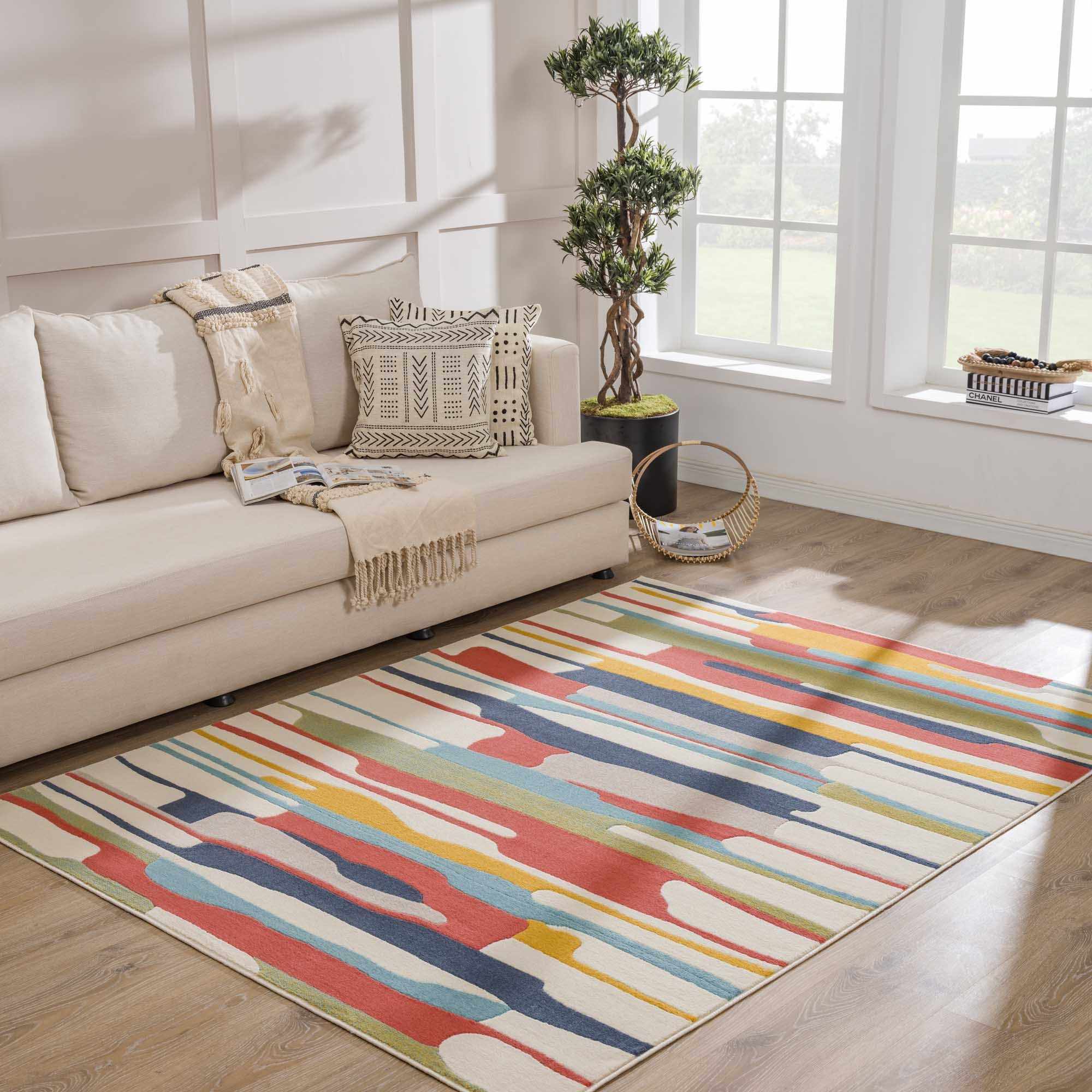 Hauteloom Southfields: A Vivid and Stylish Modern Area Carpet