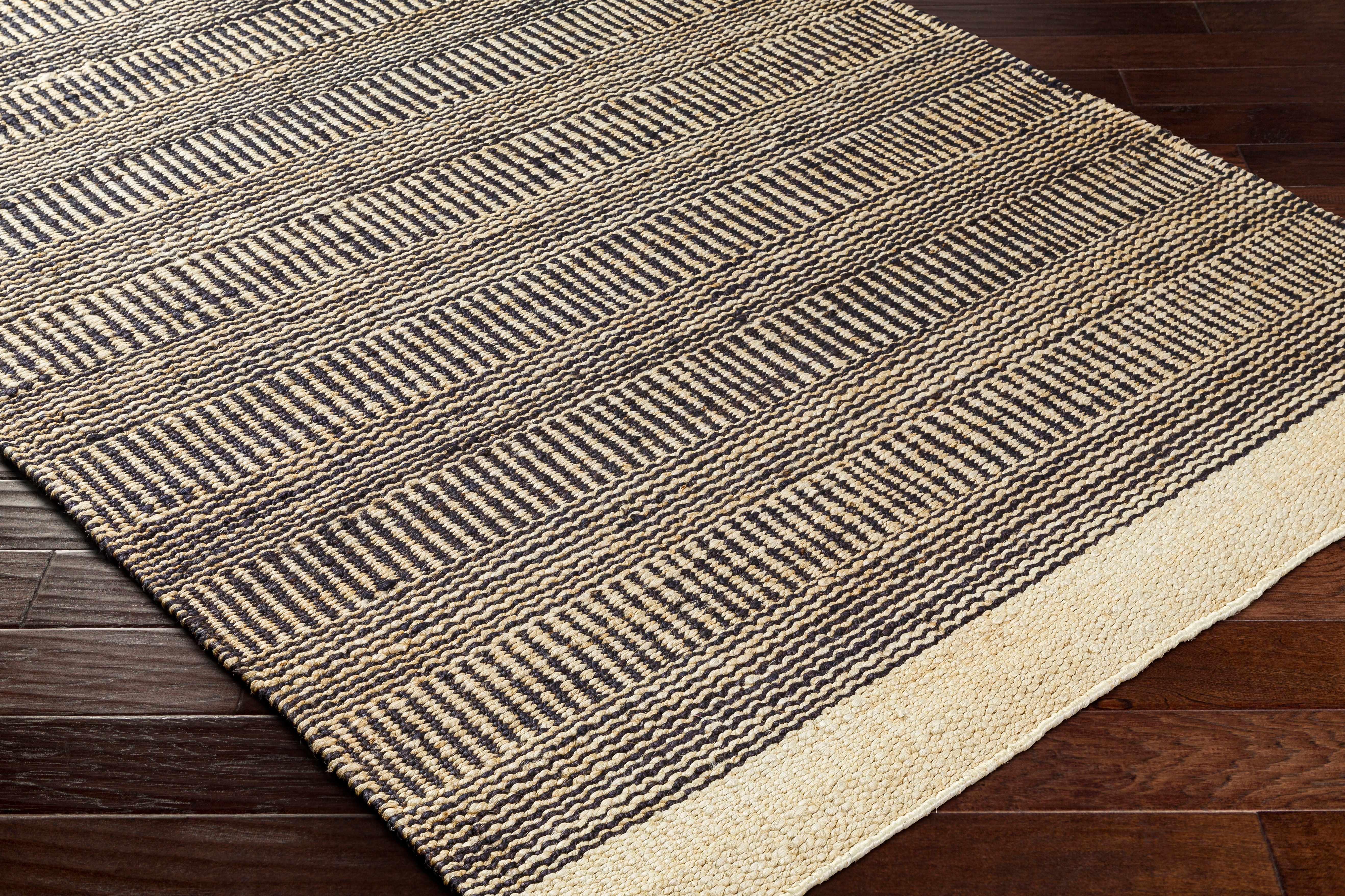Exquisite Hauteloom Black Elle Jute Rug