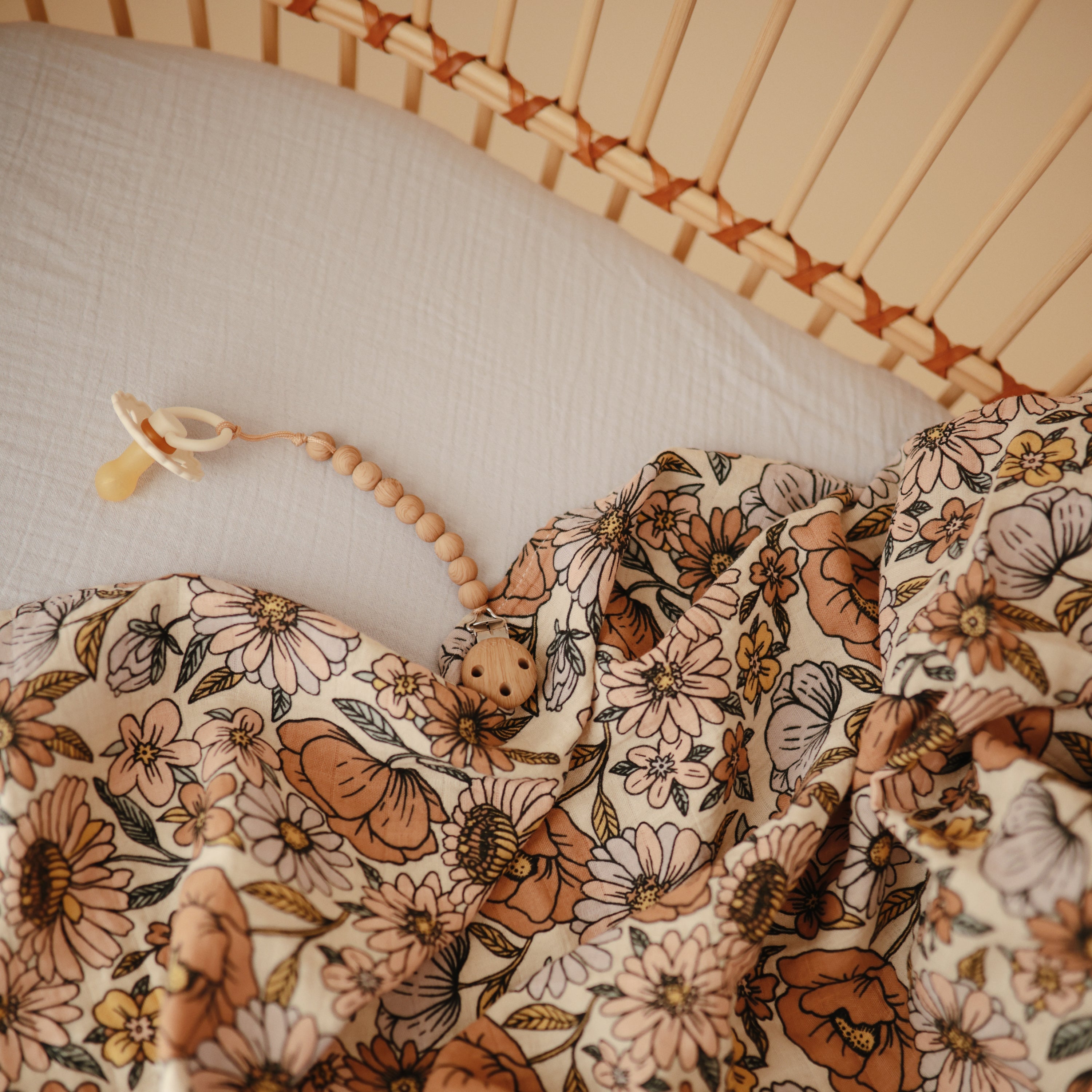 Cozy & Gentle Mushie Organic Cotton Muslin Swaddle Blanket for Your Little One
