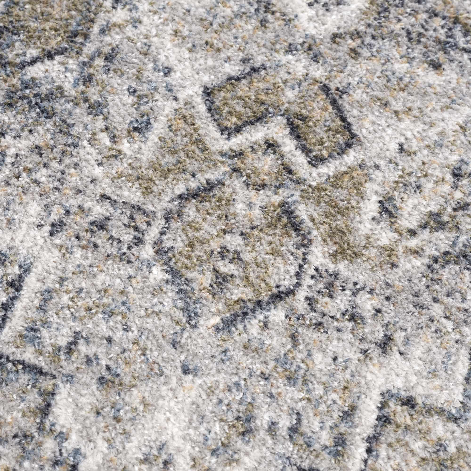 Indulgent Hauteloom Olive Hera Washable Area Rug