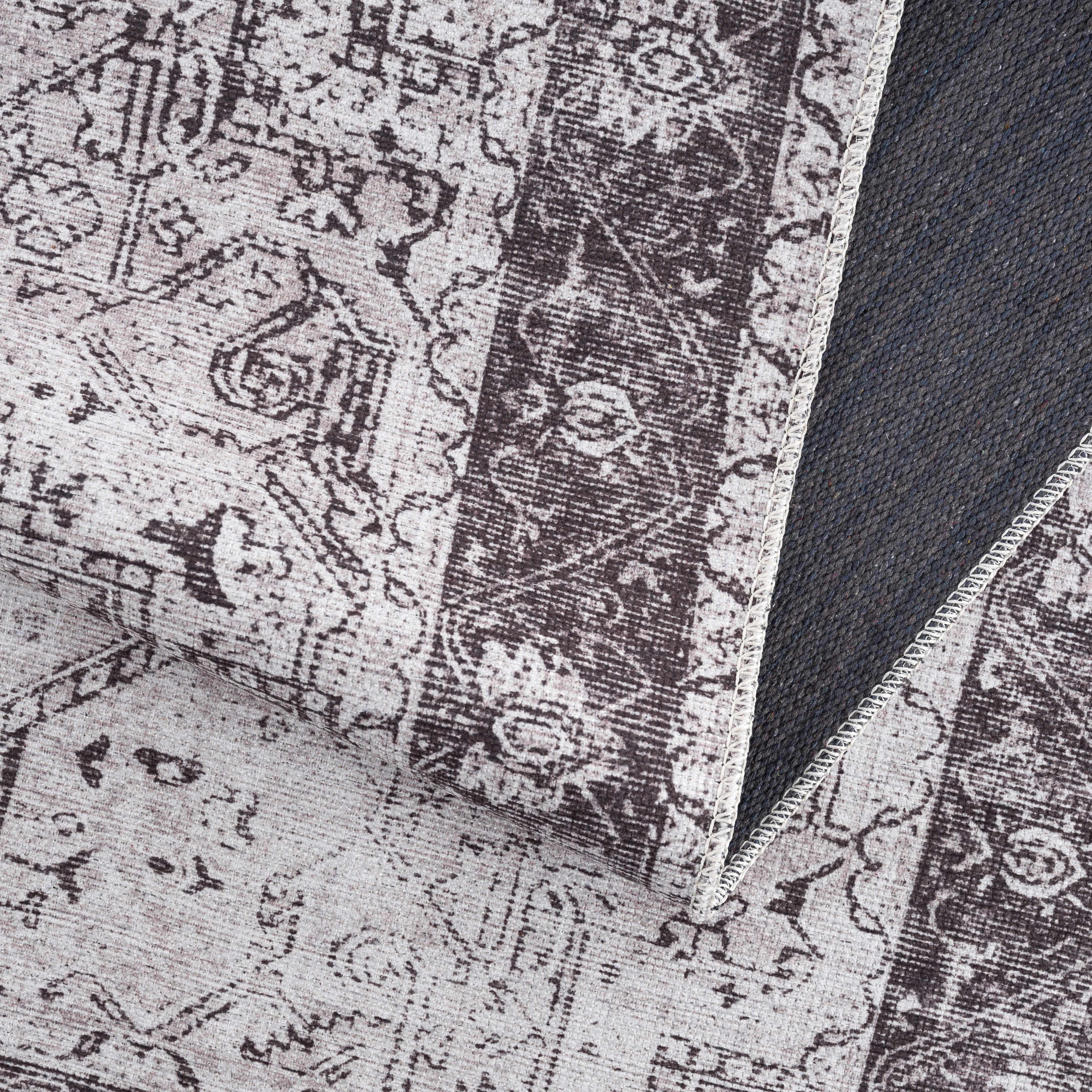 Hauteloom Rosman Gray: The Ultimate Washable Area Rug