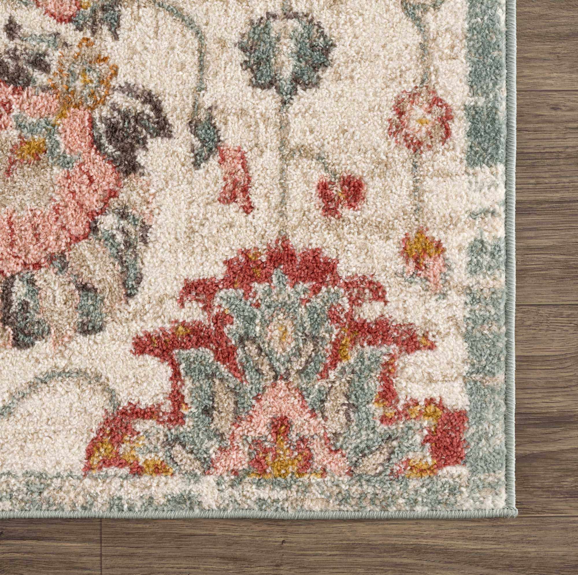 Exquisite Hauteloom Twilight Floral Performance Rug