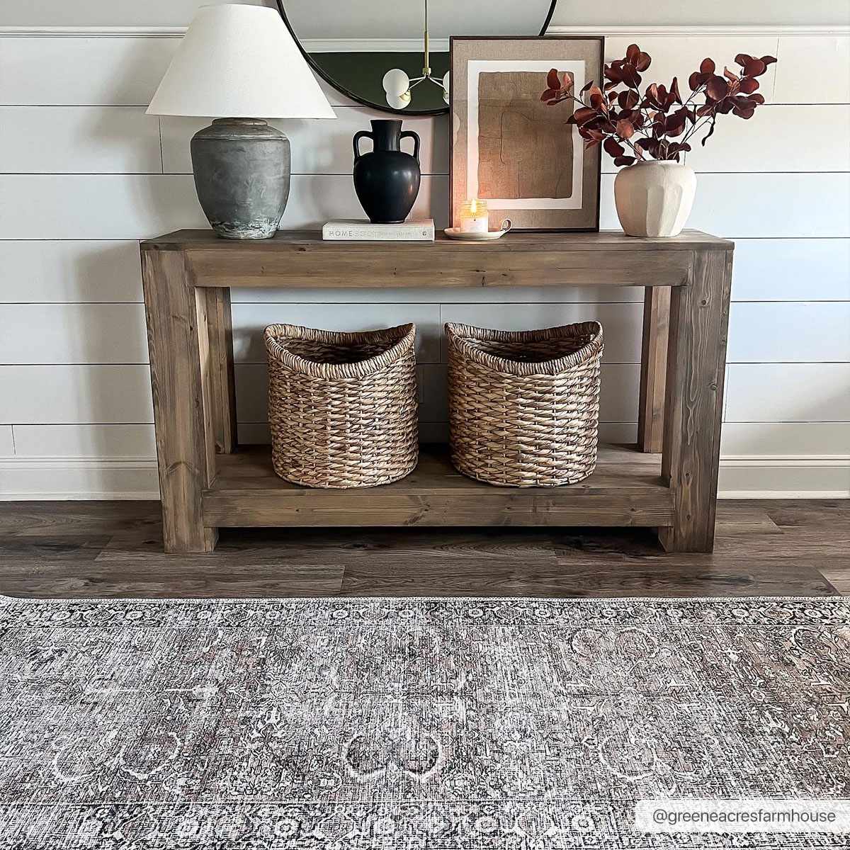 Hauteloom Jill Vintage Washable Area Rug - Your Cozy Home Essential