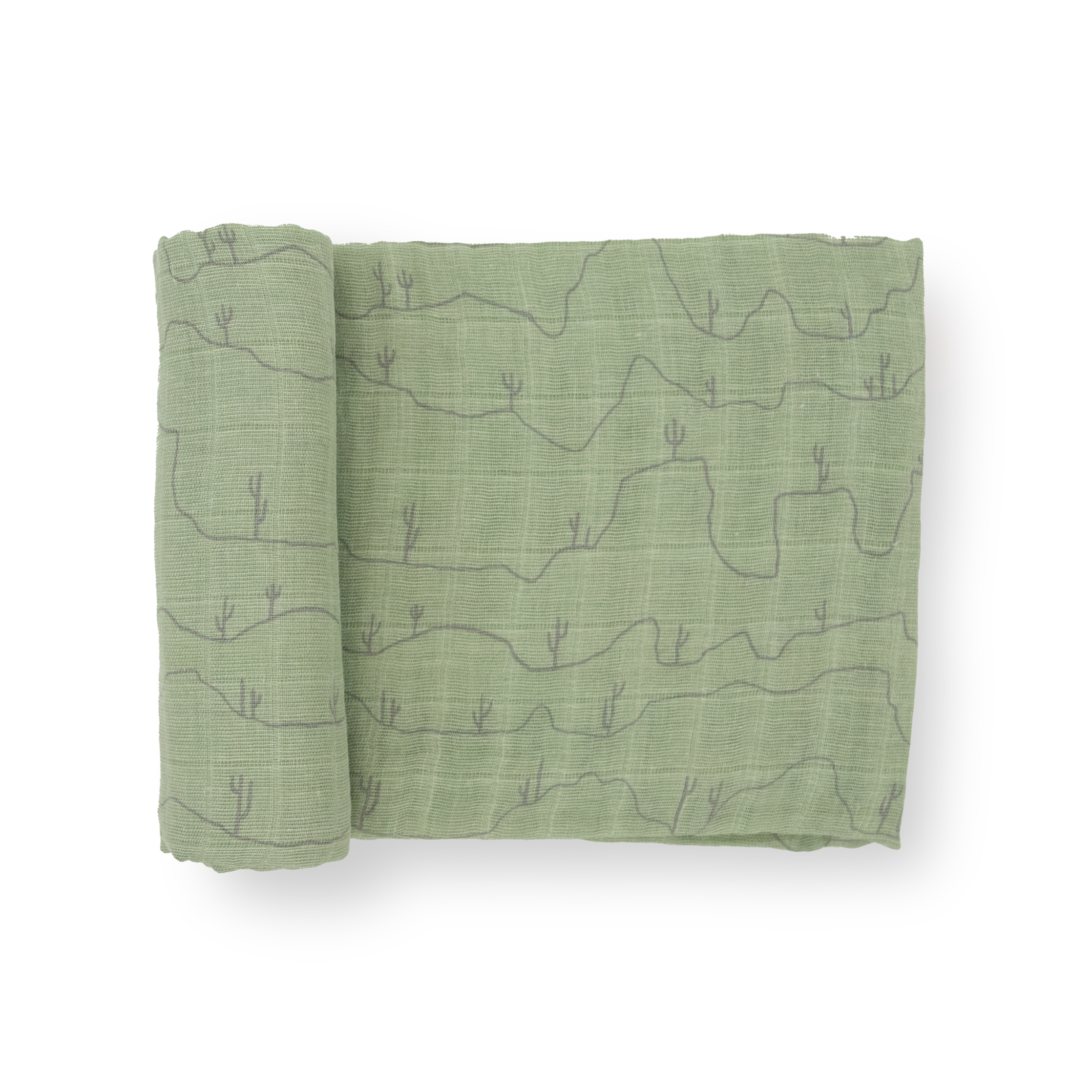 Little Unicorn Cactus Lines Cotton Muslin Swaddle Blanket - Your Baby's Cozy Companion