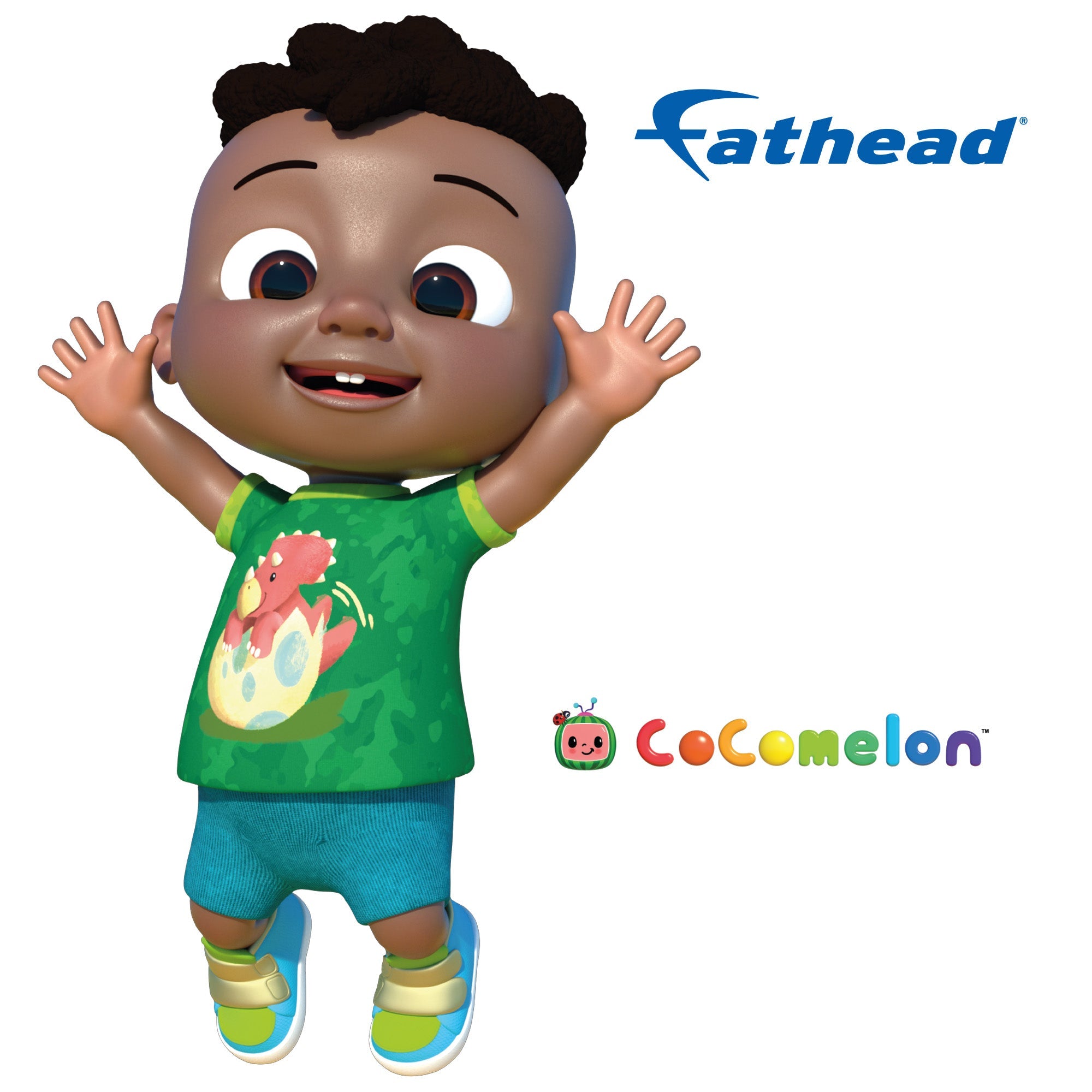 Fathead Cody RealBig - Licensed CoComelon Removable Wall Decal