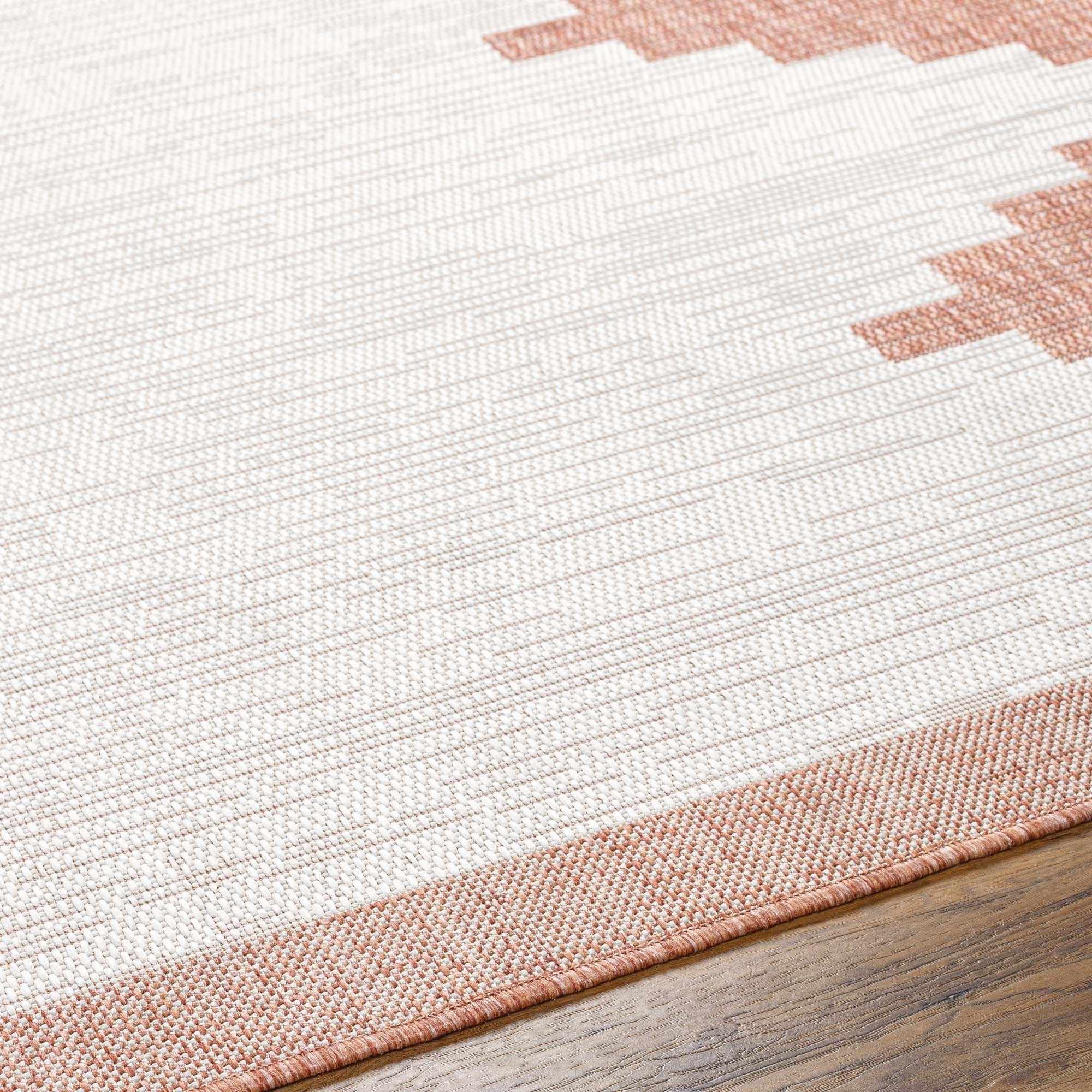 Hauteloom Djugun Peach Fuzz Clearance Rug - Ideal for Indoors & Outdoors