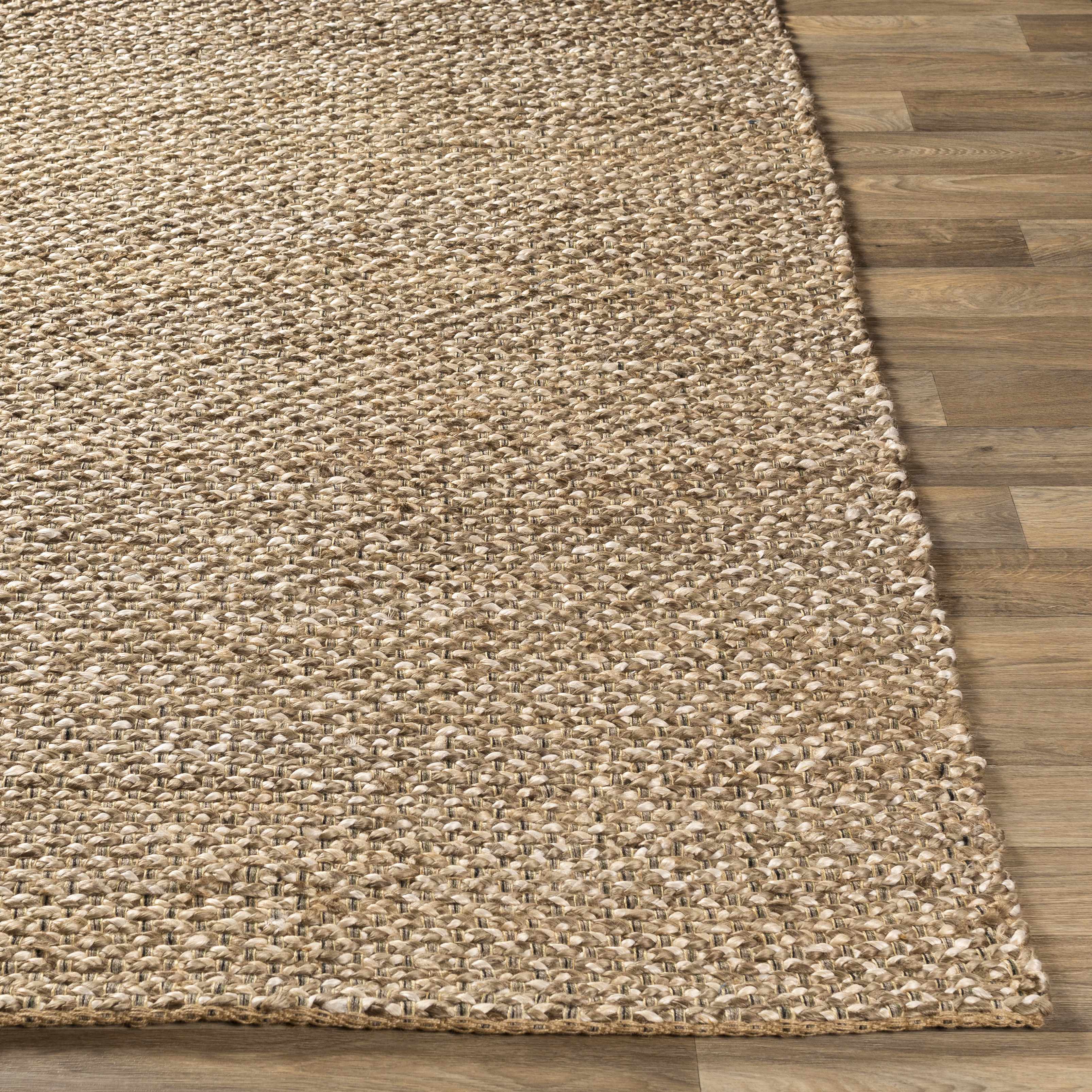 Exquisite Hauteloom Caspar Hand-Woven Natural Jute Rug