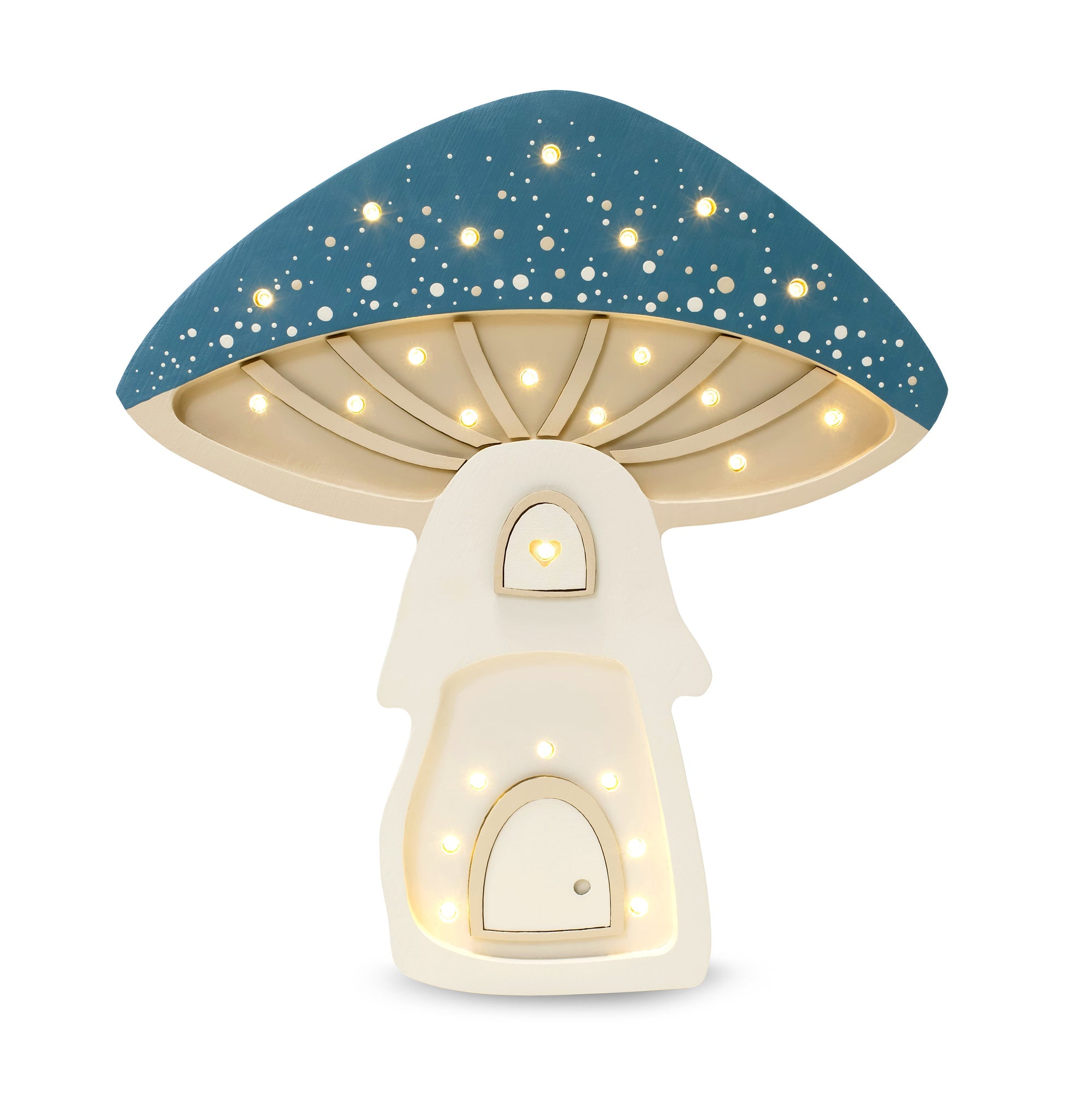 Enchanting Little Lights Mushroom House Night Lamp