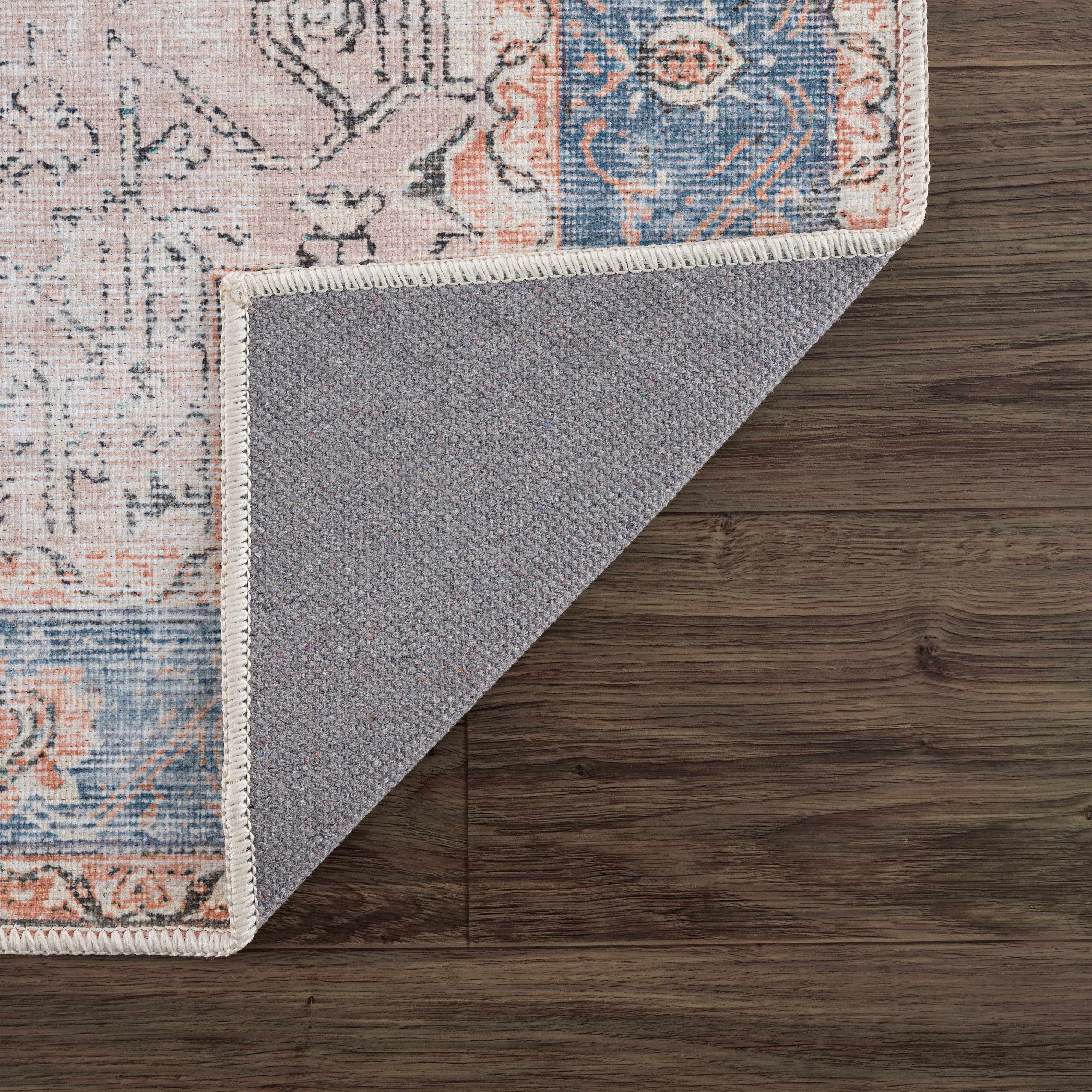 Hauteloom Rosman Distressed Washable Rug - Transform Your Space with Style