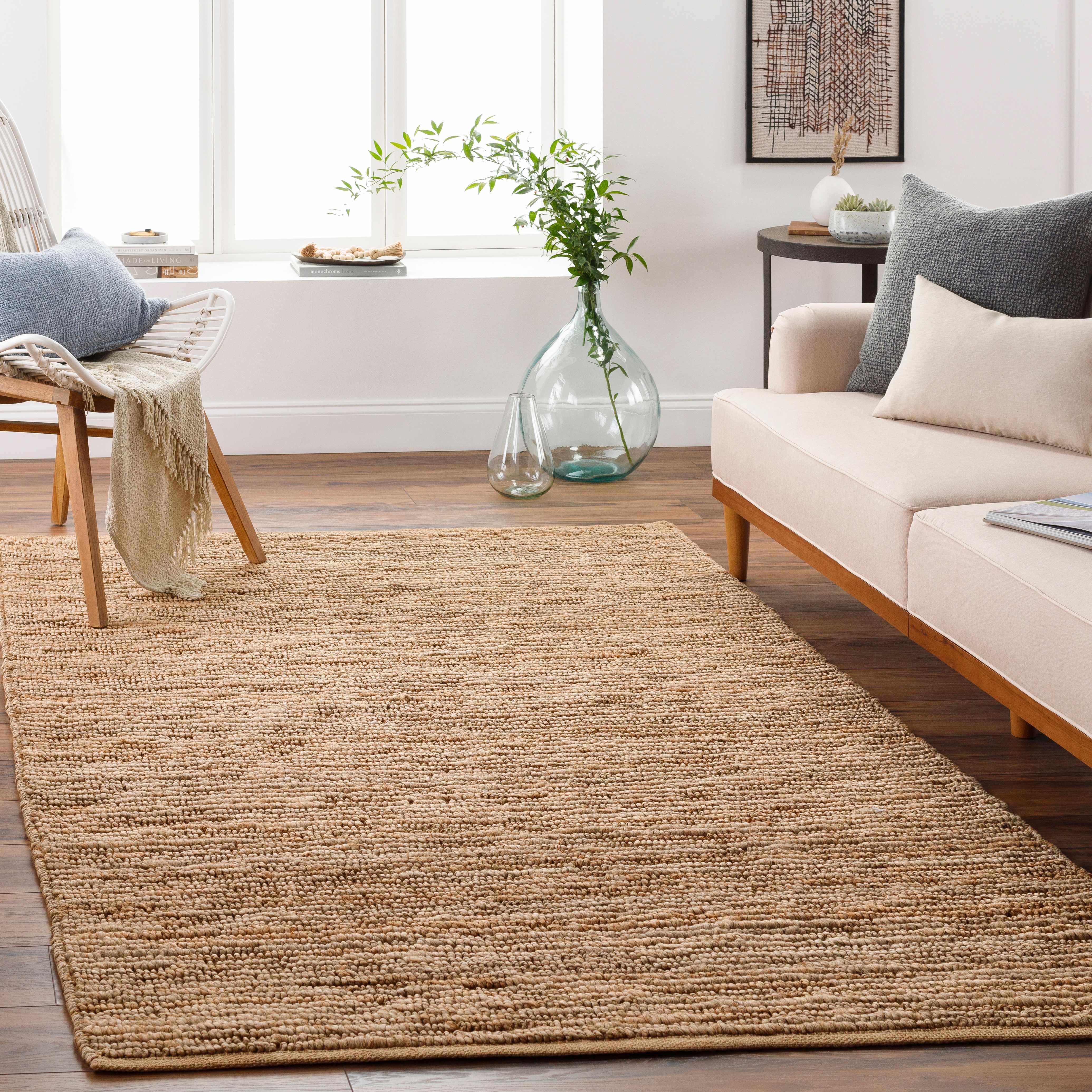 Hauteloom Glover Natural Braided Jute Rug - A Touch of Timeless Elegance