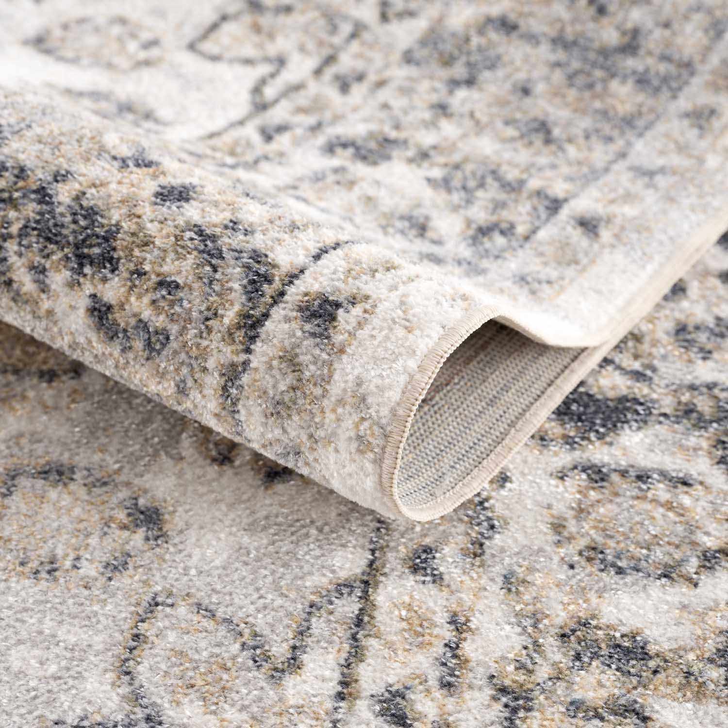 Luxurious Hauteloom Rudo Beige Washable Area Rug - Transform Your Space