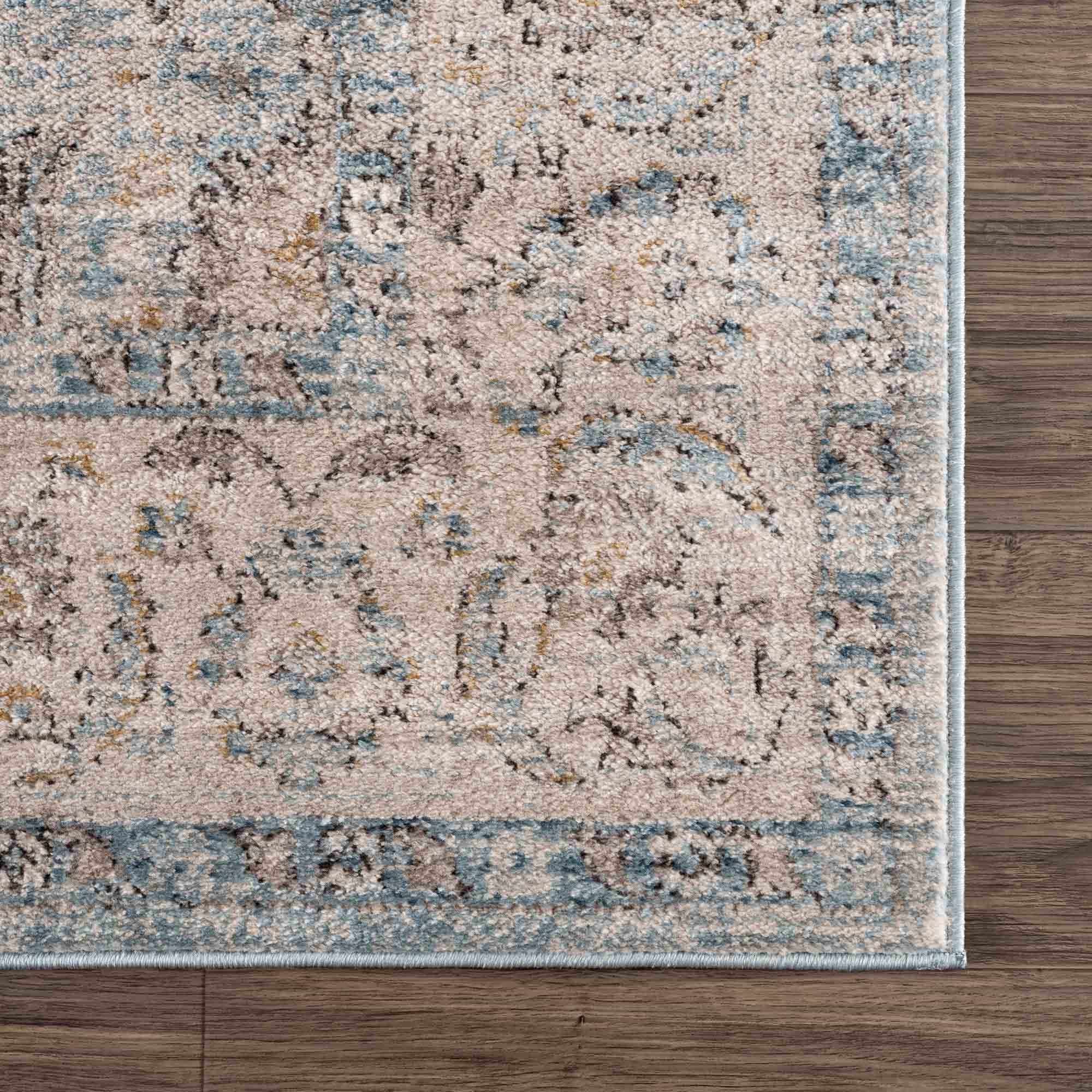 Hauteloom Anana Silver Blue & Beige Area Rug - Grab This Clearance Deal Now!