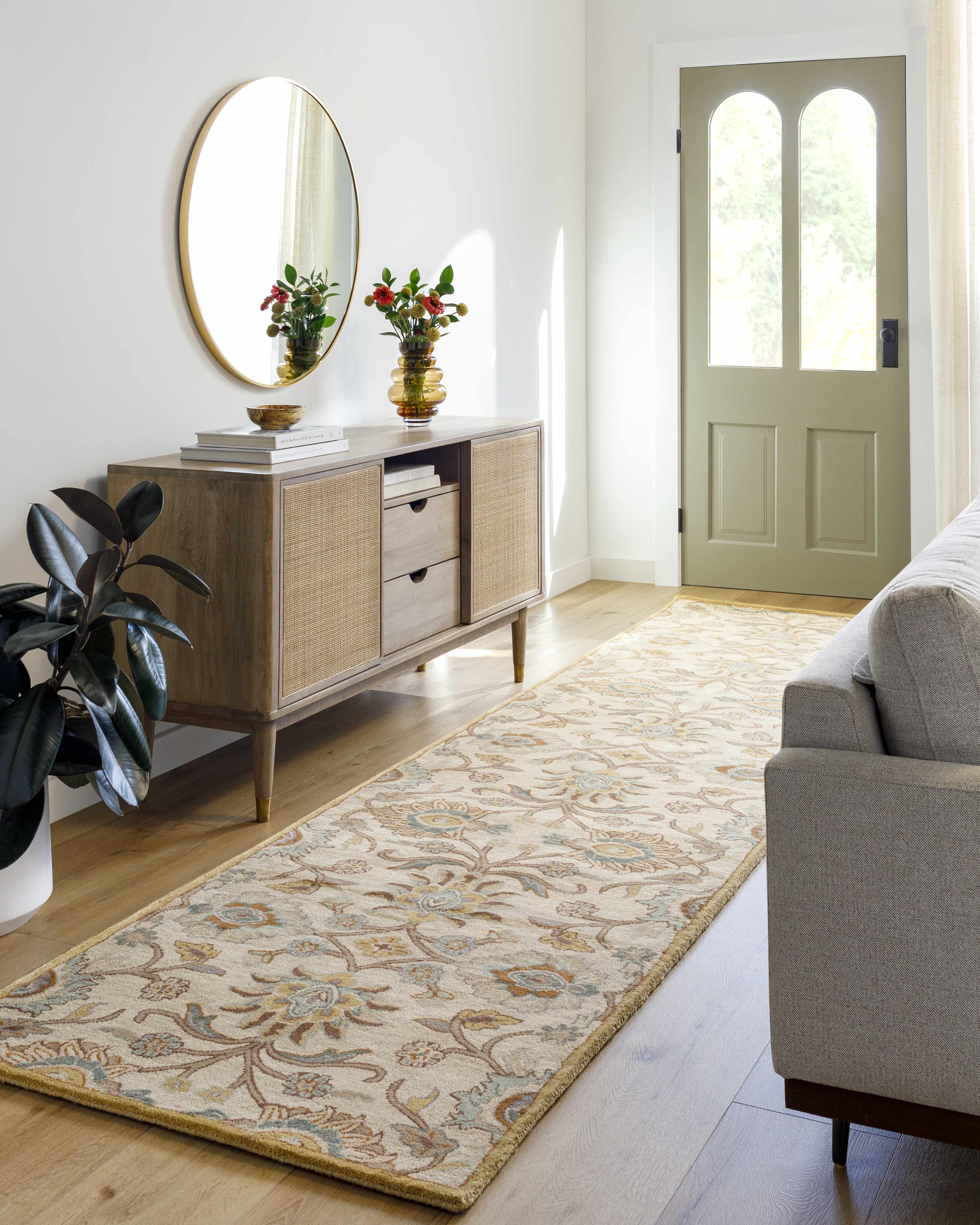 Hauteloom Conesus Hand Tufted Tan Wool Rug - A Luxurious Addition to Your Space