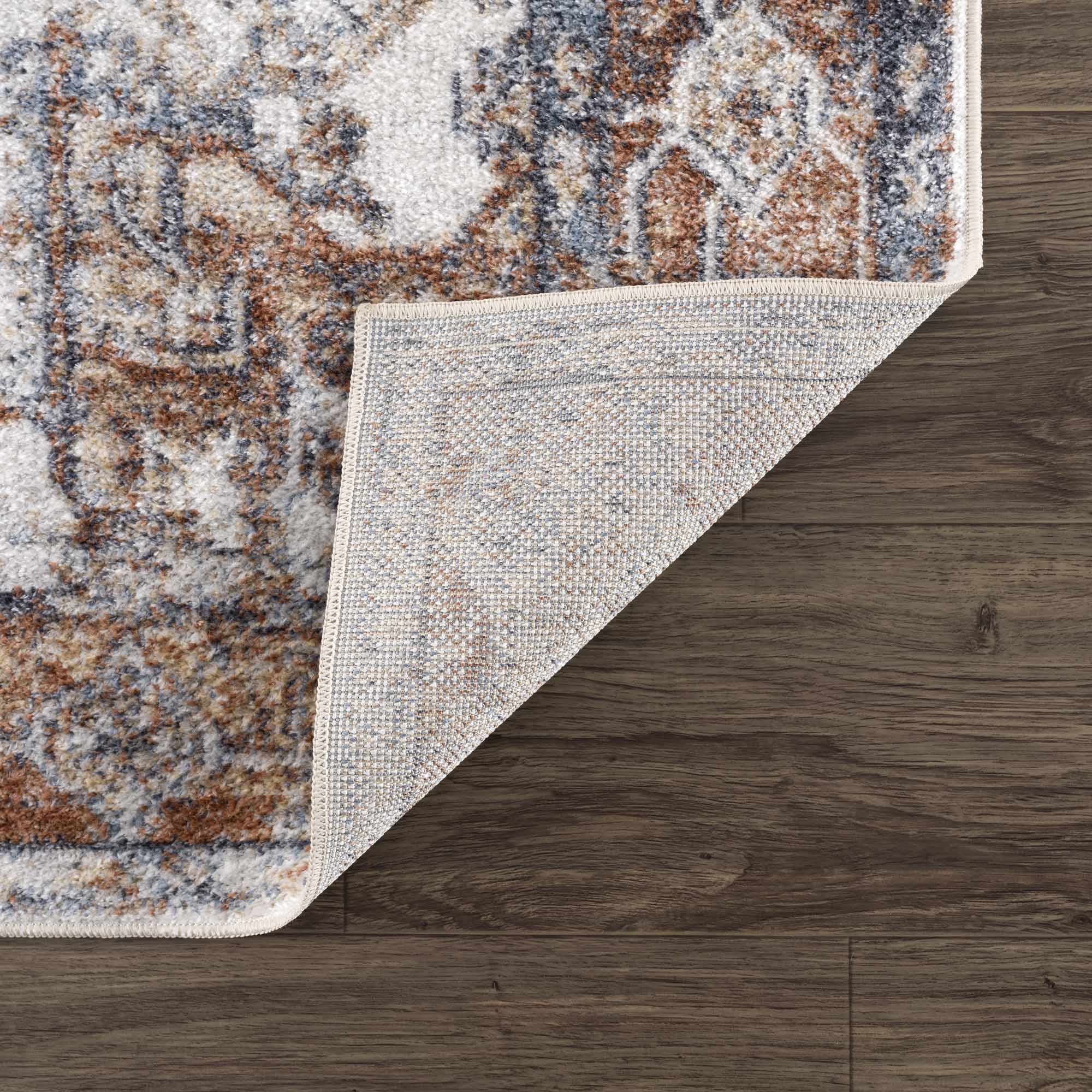 Hauteloom Rust Hera Washable Area Rug - Grab This Clearance Deal Now!