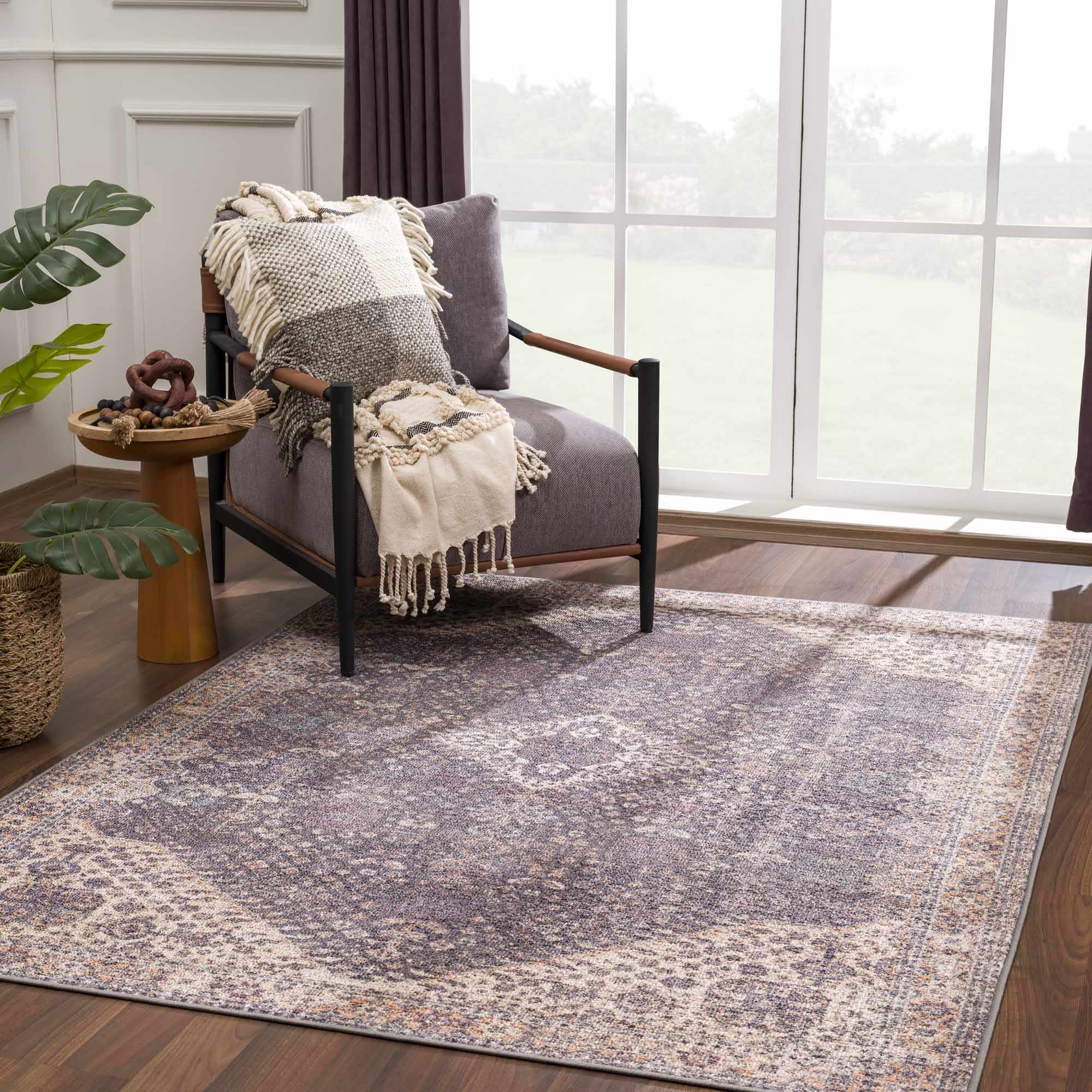 Luxurious Hauteloom Seok Washable Area Rug