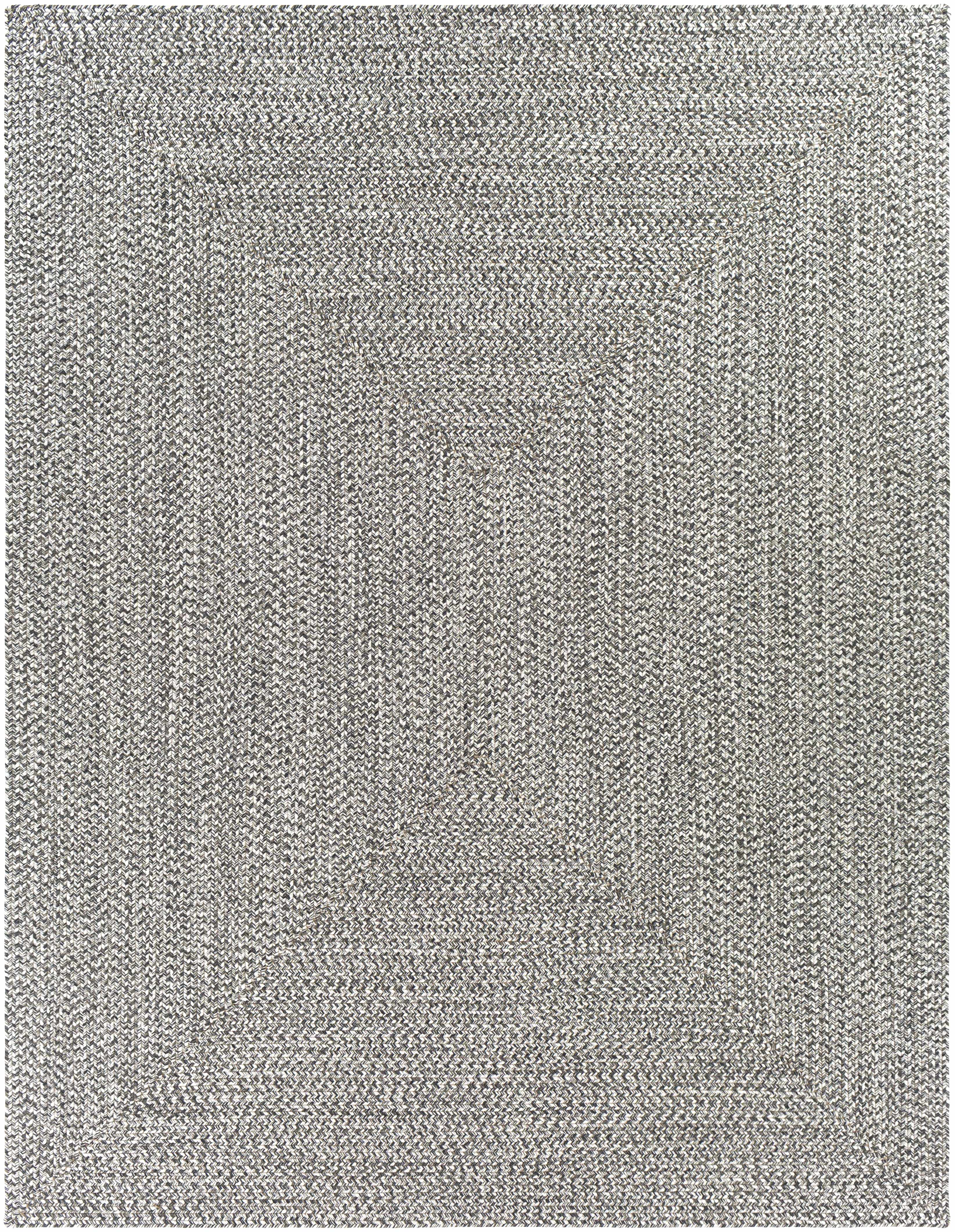 Hauteloom Cream Charcoal Braided Faux Jute Rug - A Stylish and Durable Addition to Your Space