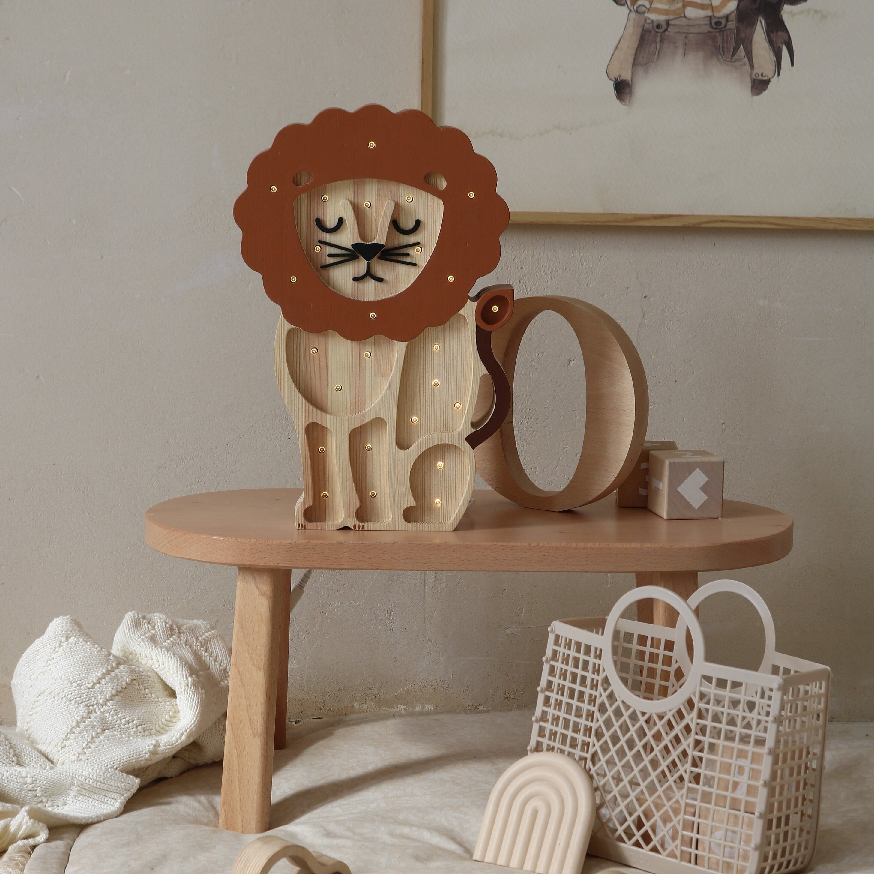 Enchanting Little Lion Night Light