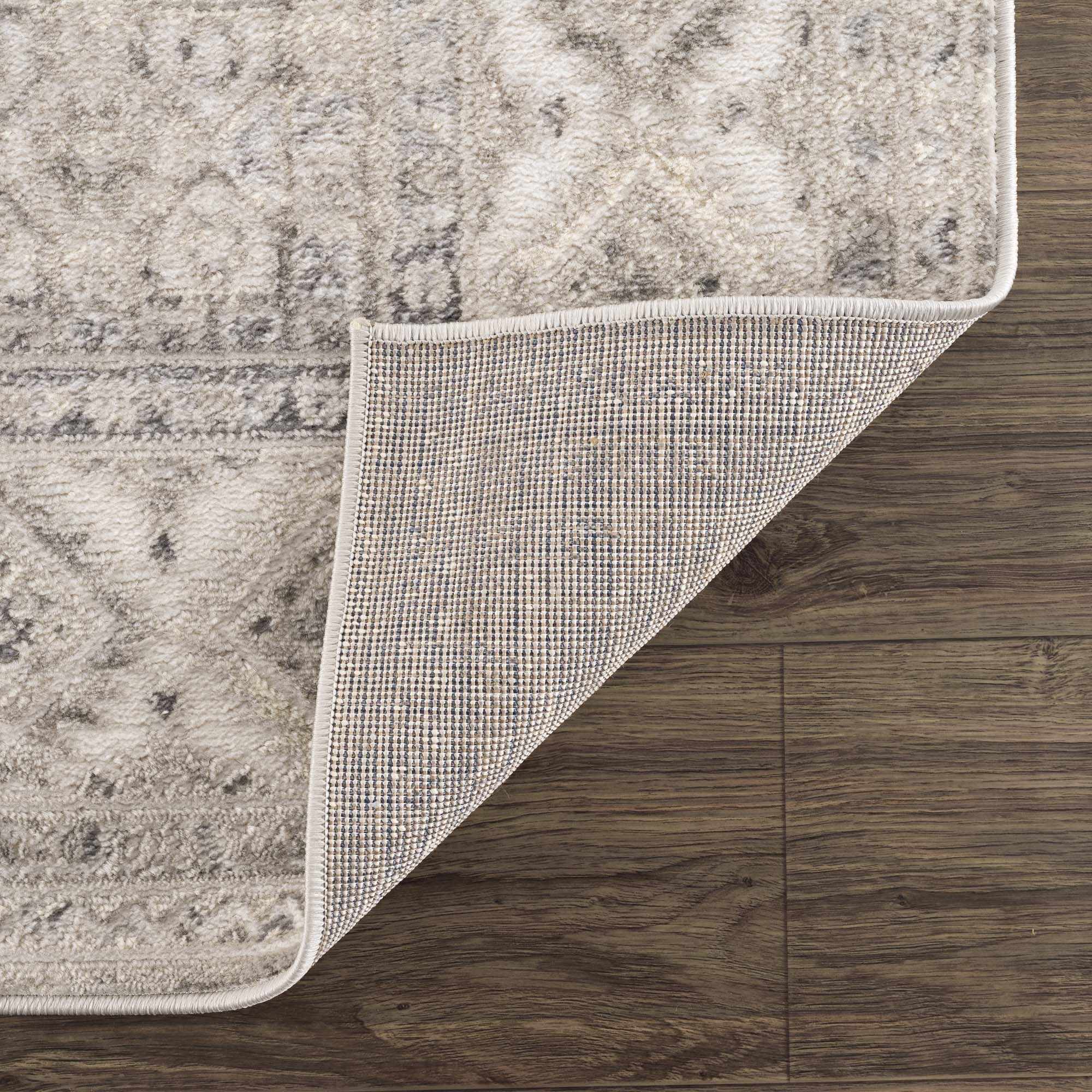 Exquisite Hauteloom Brend Taupe Medallion Area Rug