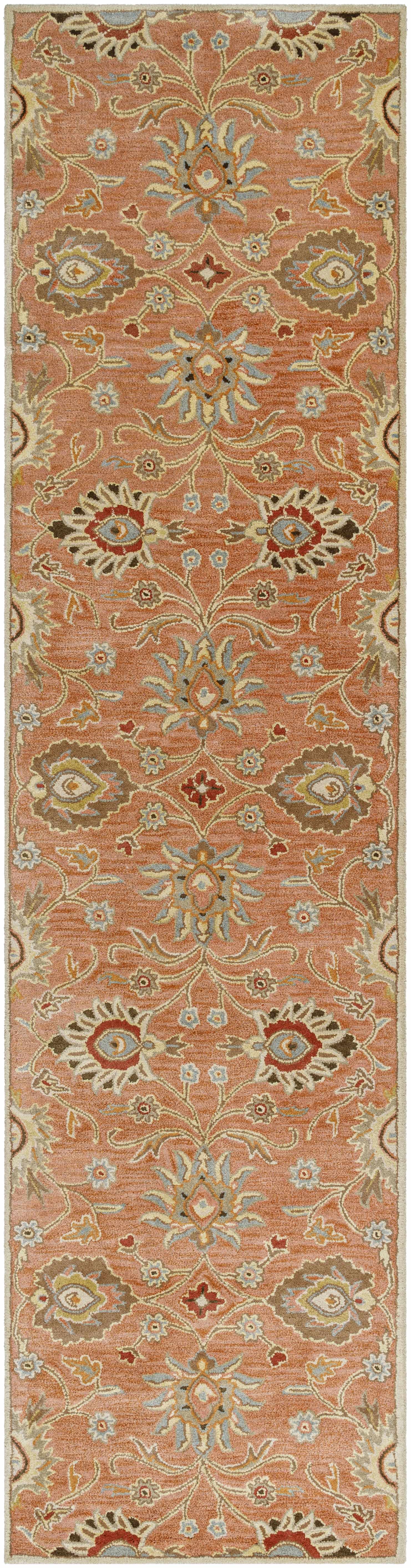 Gorgeous Hauteloom Conesus Wool Area Rug in Burnt Orange
