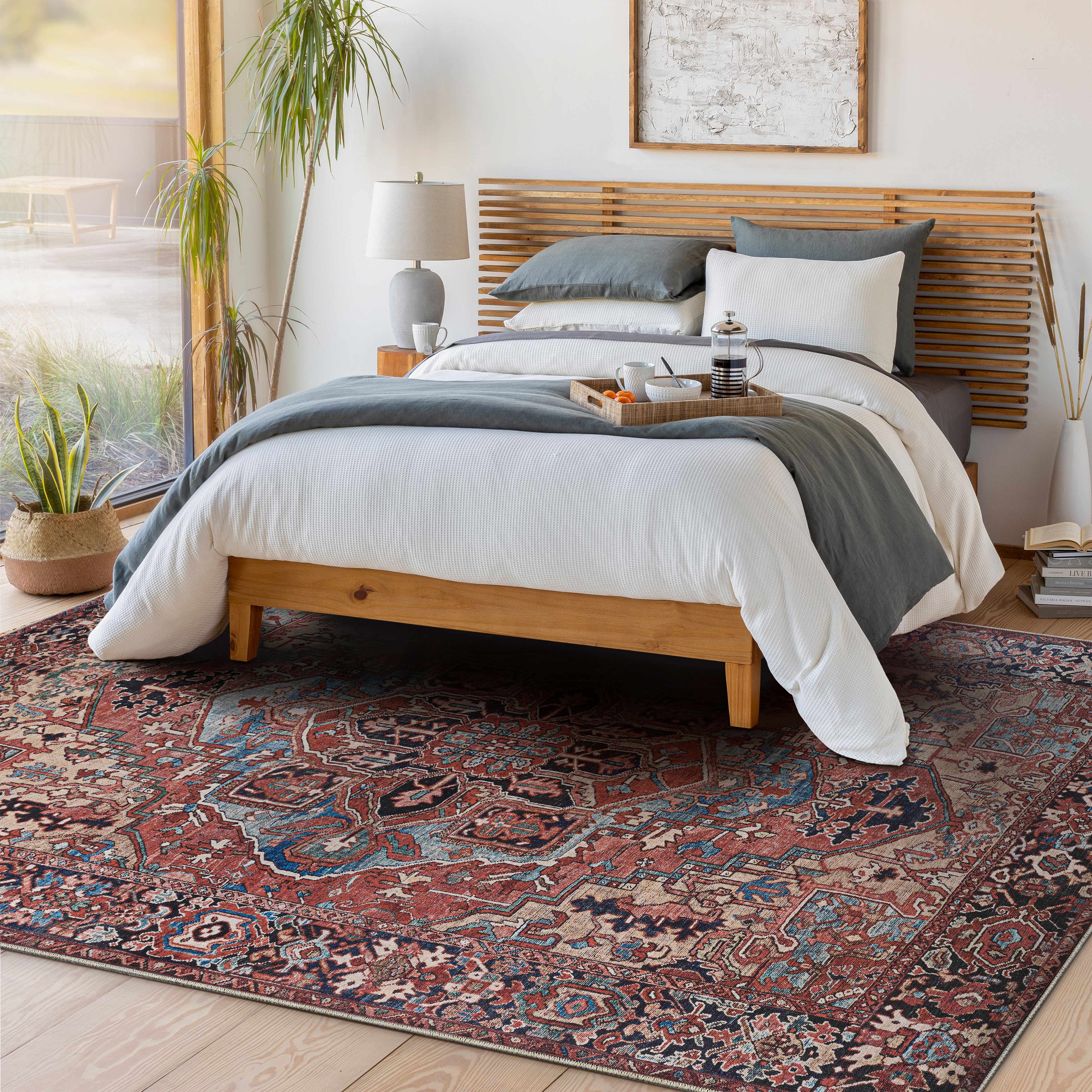 Hauteloom Neyland Washable Rug - A Splash of Style for Your Space