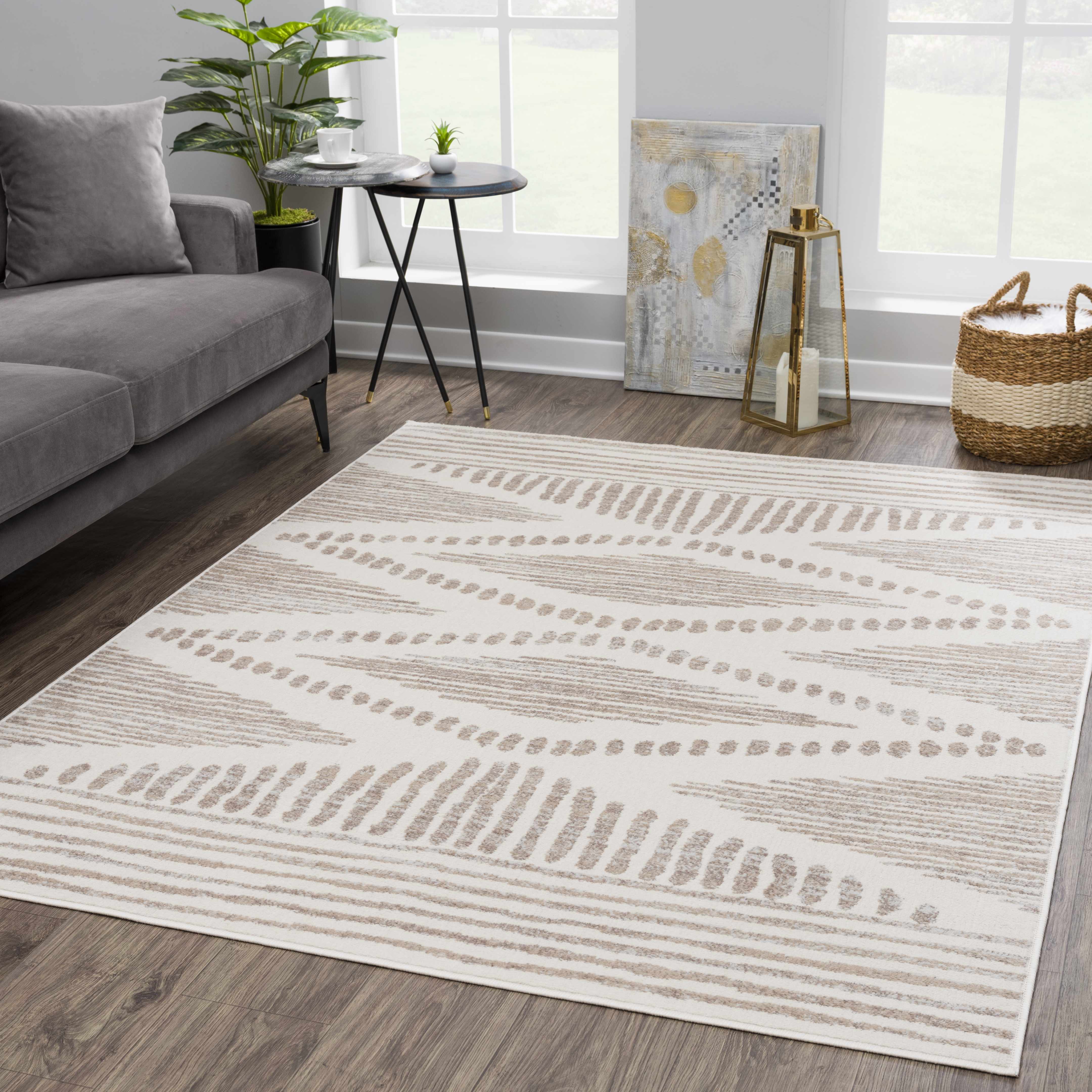 Exquisite Hauteloom Tigrisis Beige 2328 Area Rug - Transform Your Space!