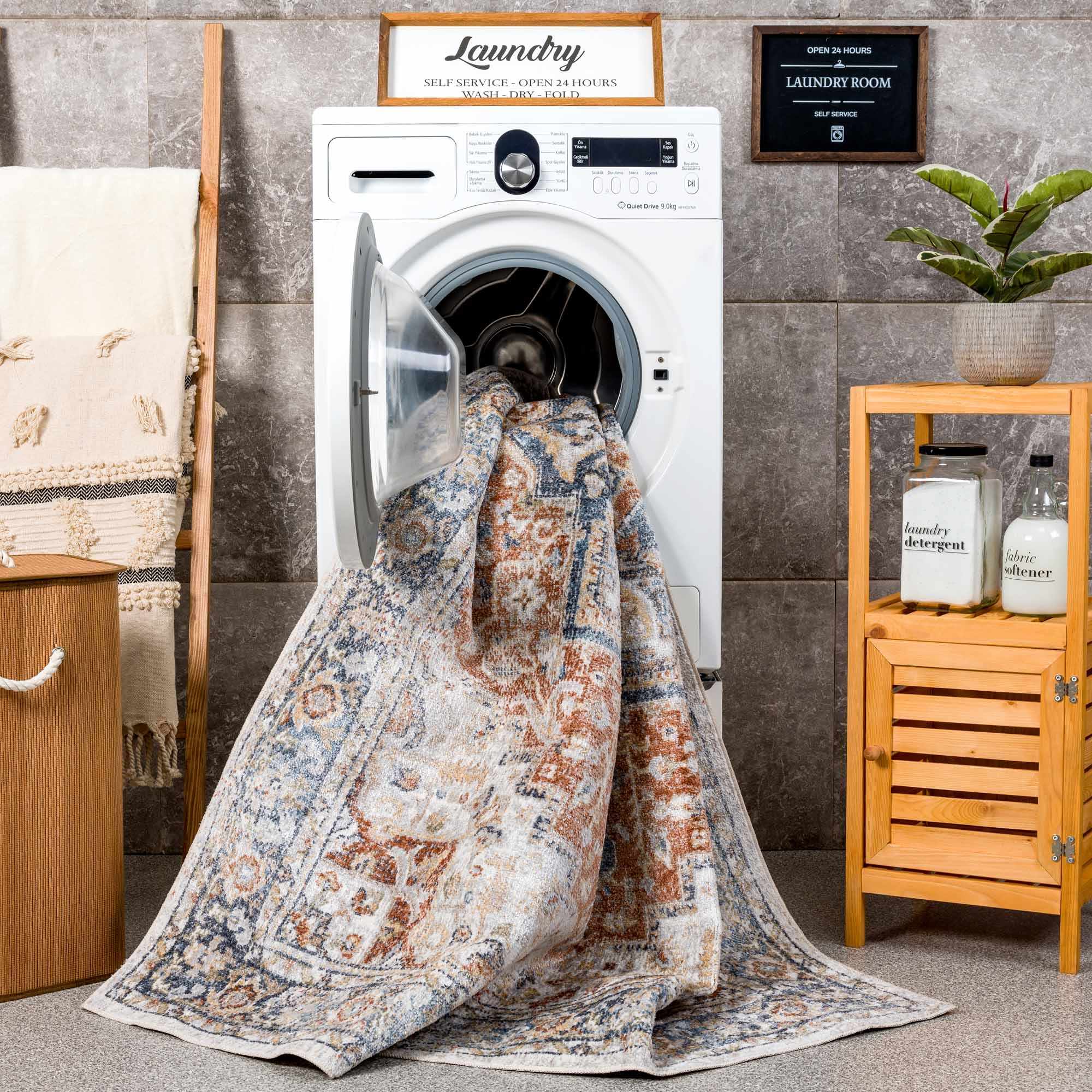 Luxurious Hauteloom Neta Washable Area Rug