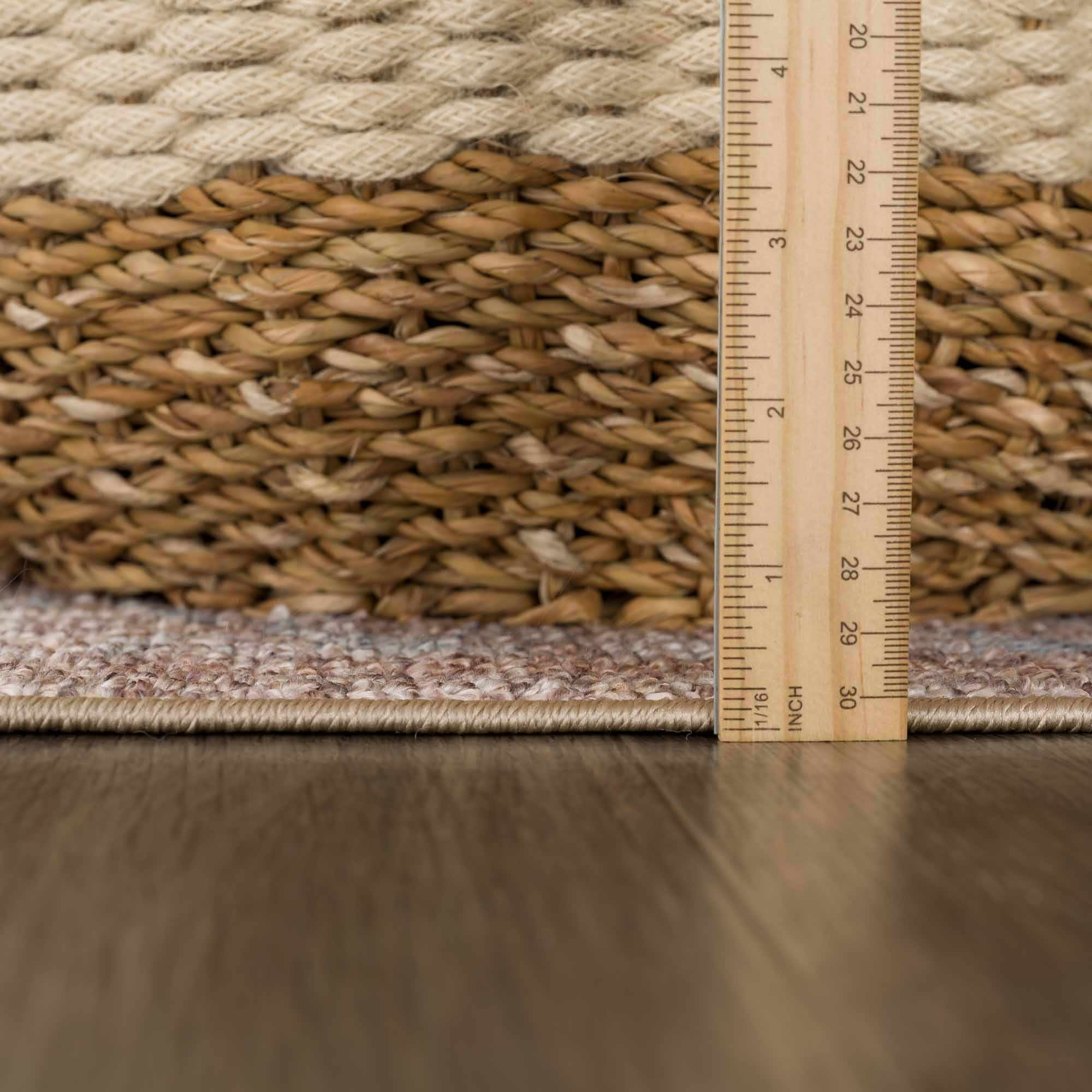Hauteloom Analu Peach Luxury Washable Area Rug