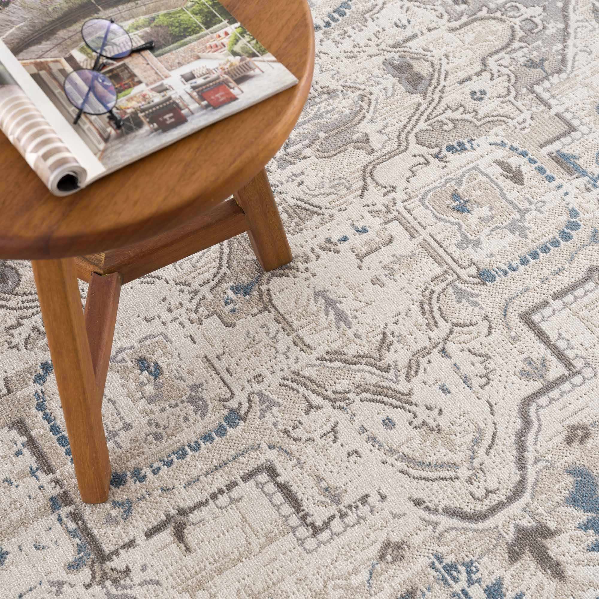 Refresh Your Space with Hauteloom Cabacungan Cream Washable Area Rug - Clearance