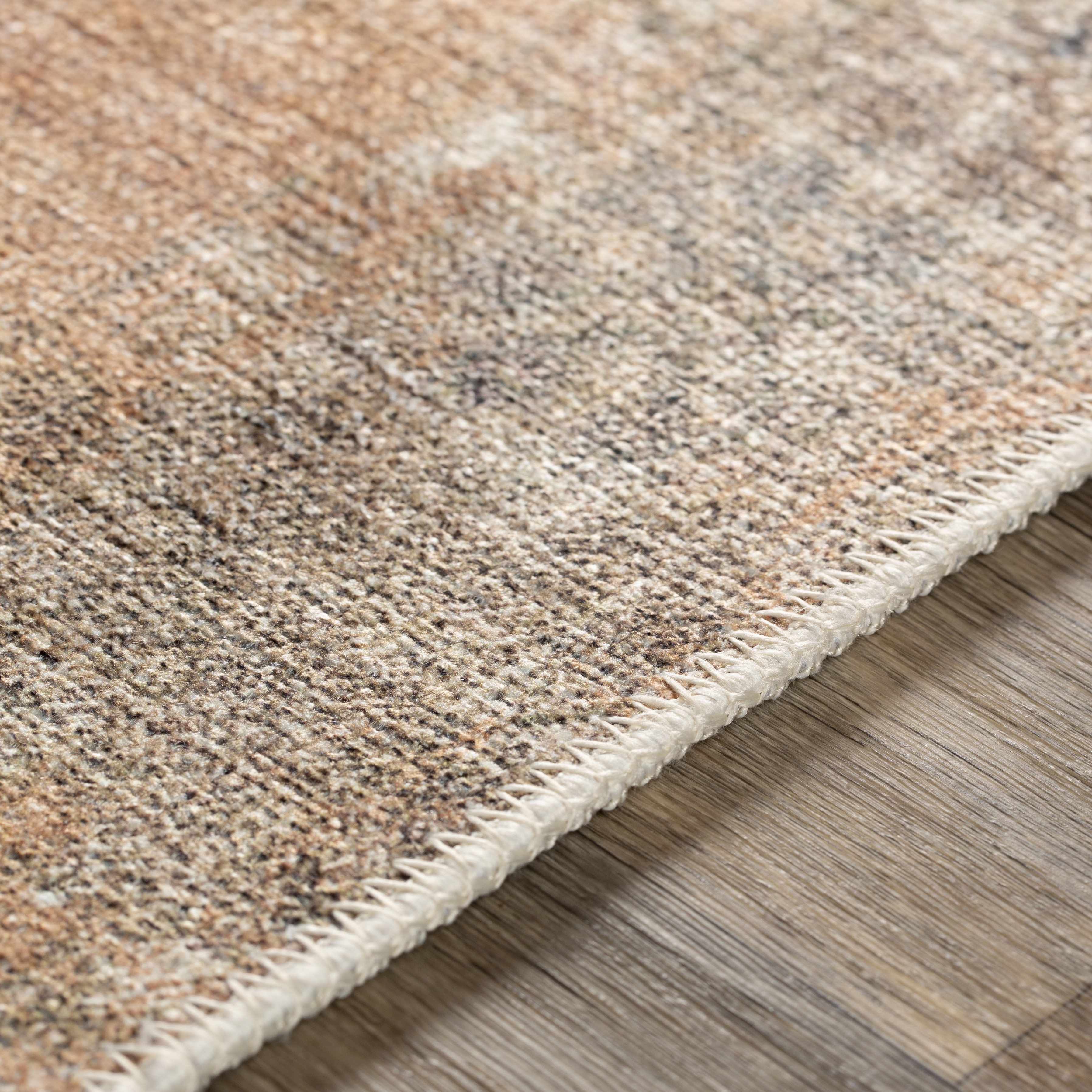 Hauteloom Carrabelle Peach Washable Rug - Grab Yours Now During Clearance!
