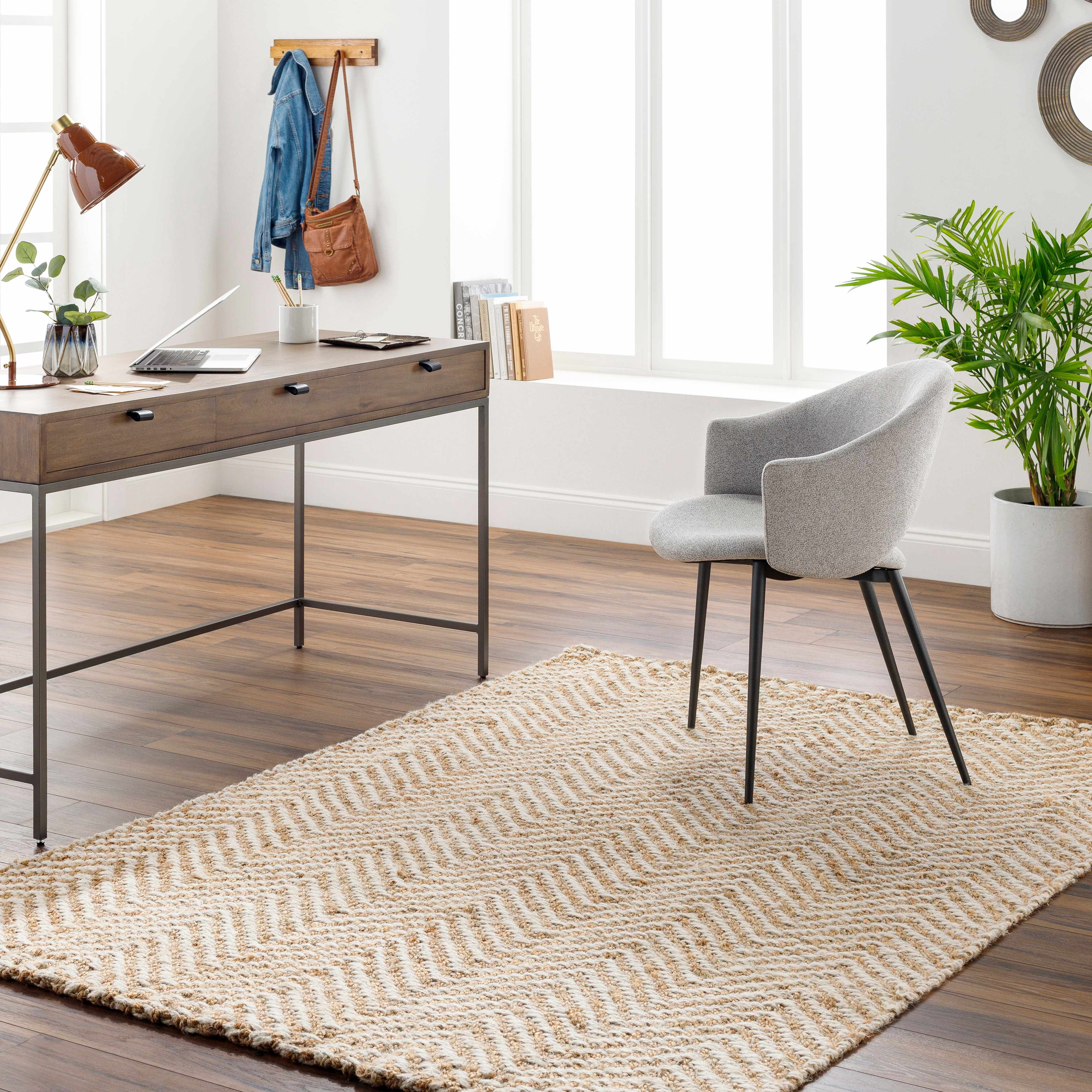 Hauteloom Aren Exquisite Jute Area Rug