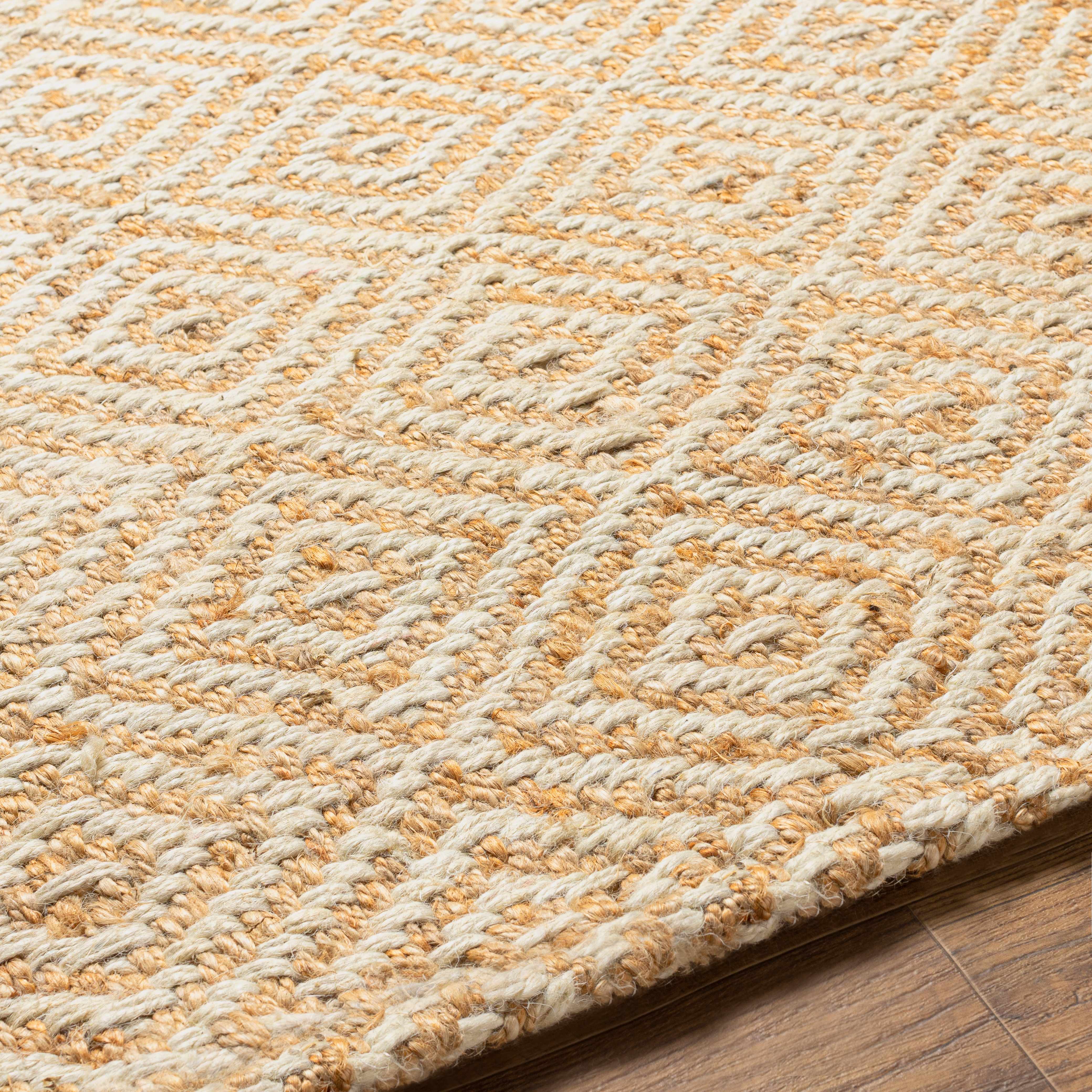 Exquisite Hauteloom Eriko Hand-Woven Jute Area Rug
